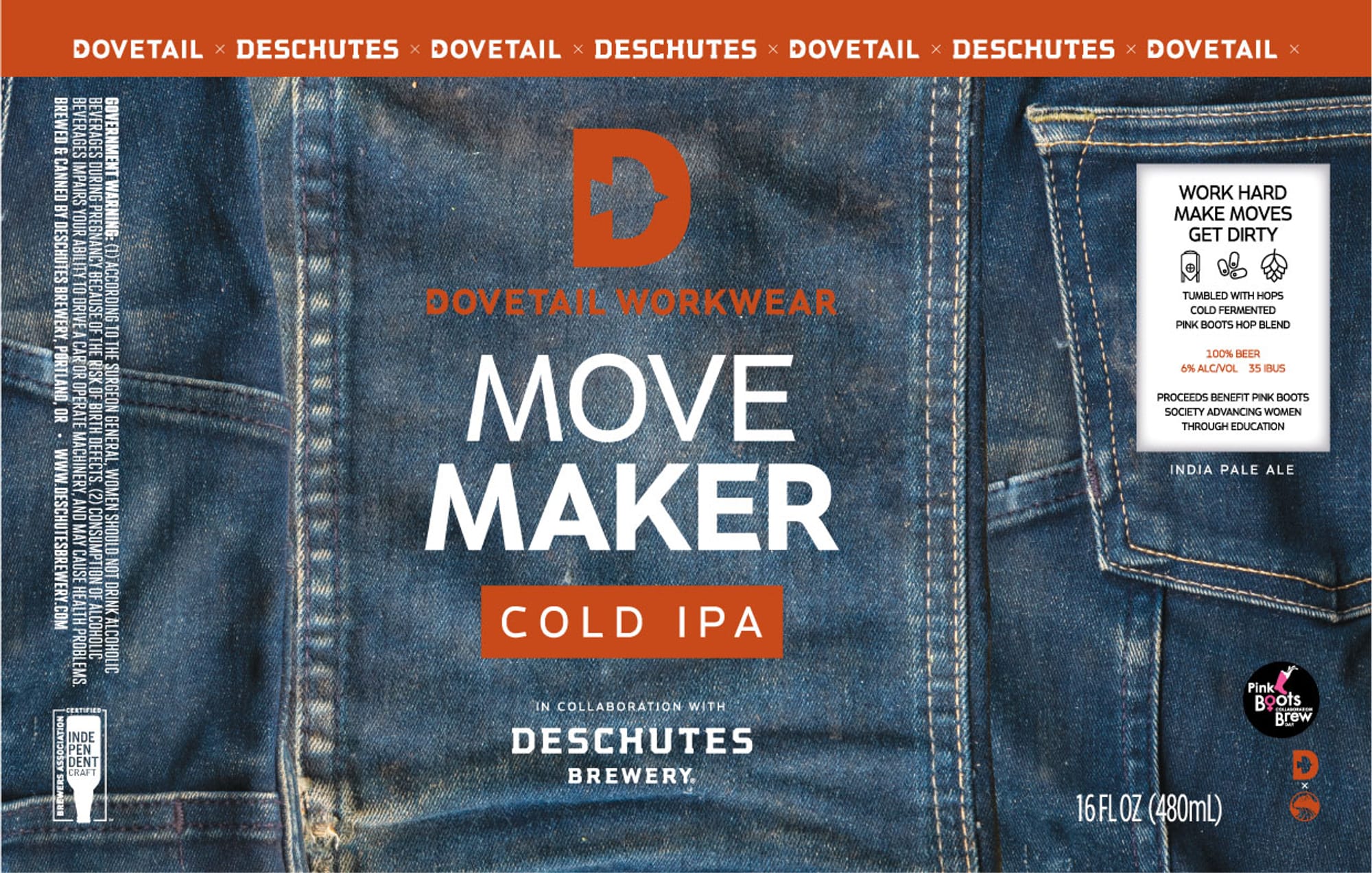 Move Maker by Deschutes Brewery - beer label