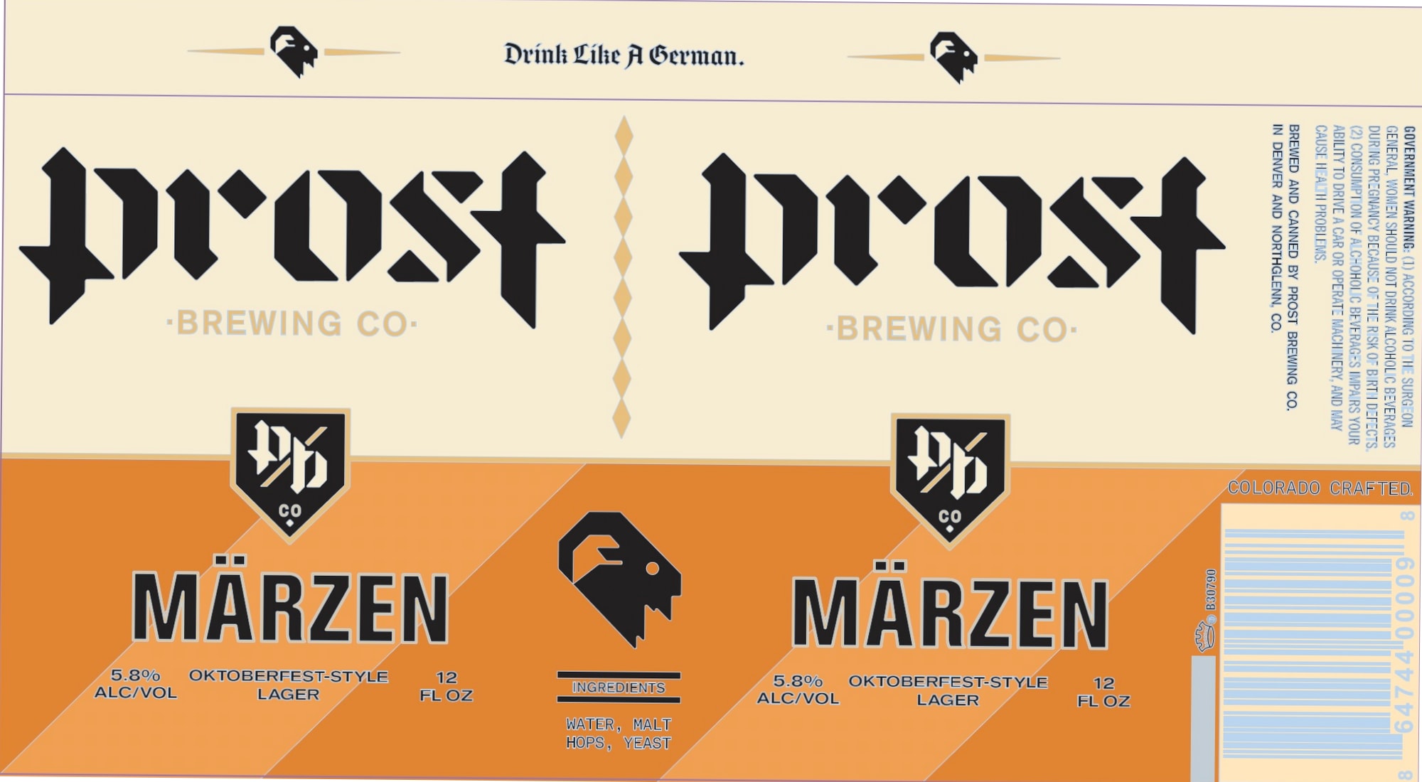 Märzen by Prost Brewing Co. - beer label