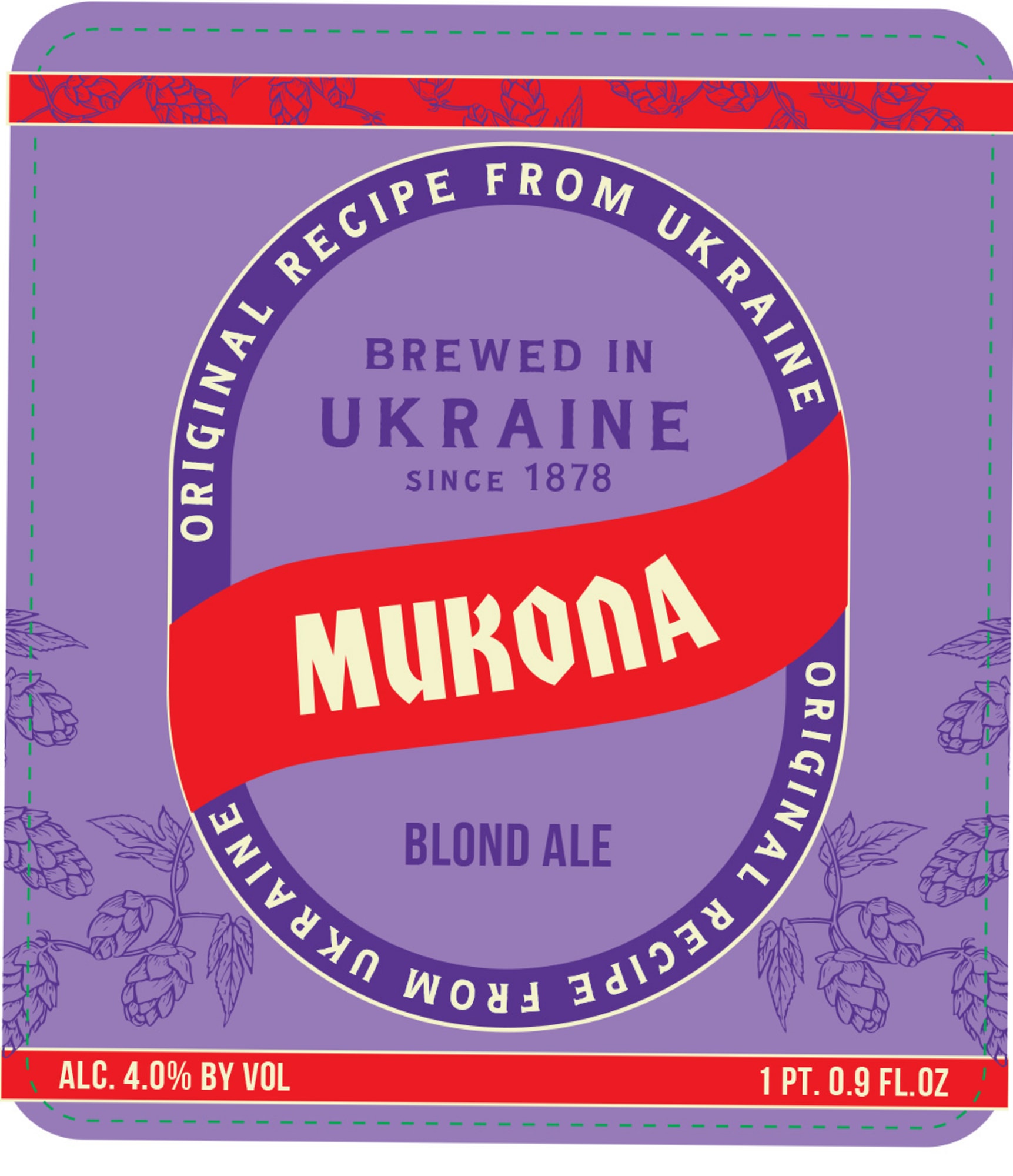 Mukona by Pivarnia Starego Mlyna - beer label