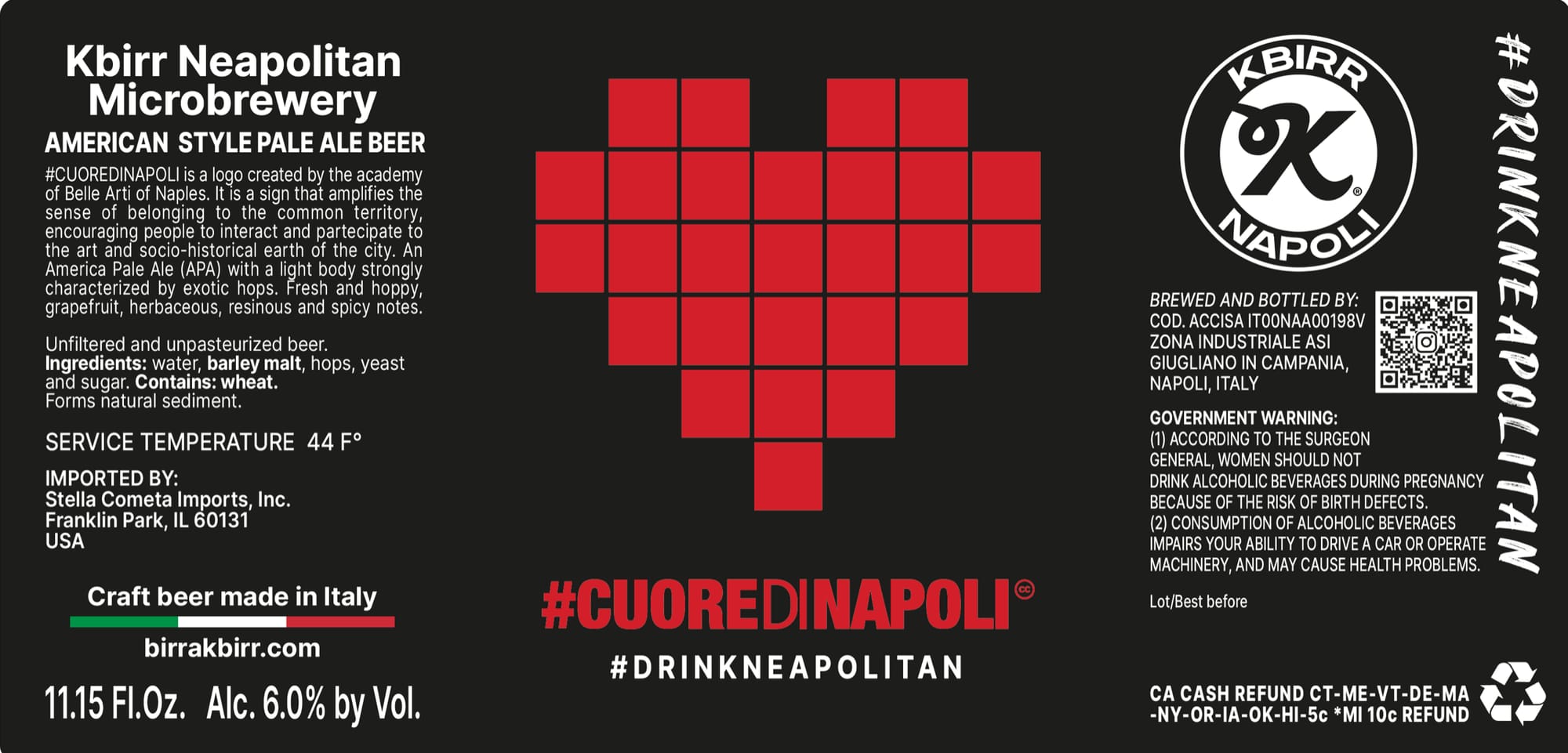 Neapolitan by Kbirr Microbrewery - beer label