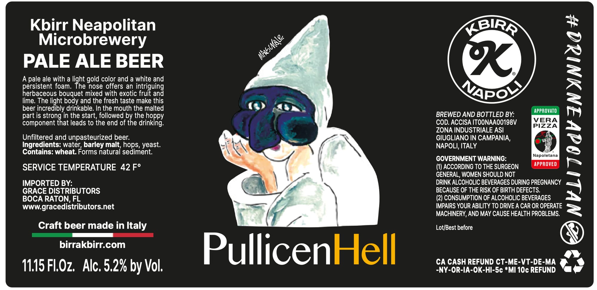 Neapolitan Pale Ale by Kbirr Microbrewery - beer label