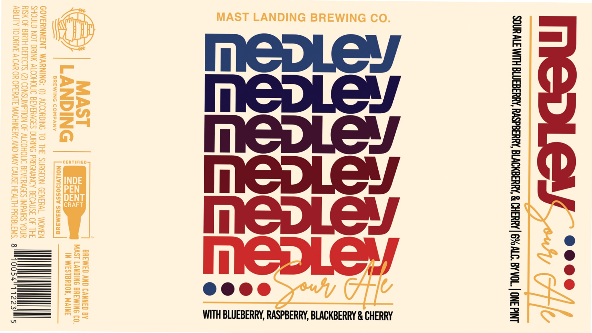 Nedley Sour Ale by Mast Landing Brewing Co. - beer label