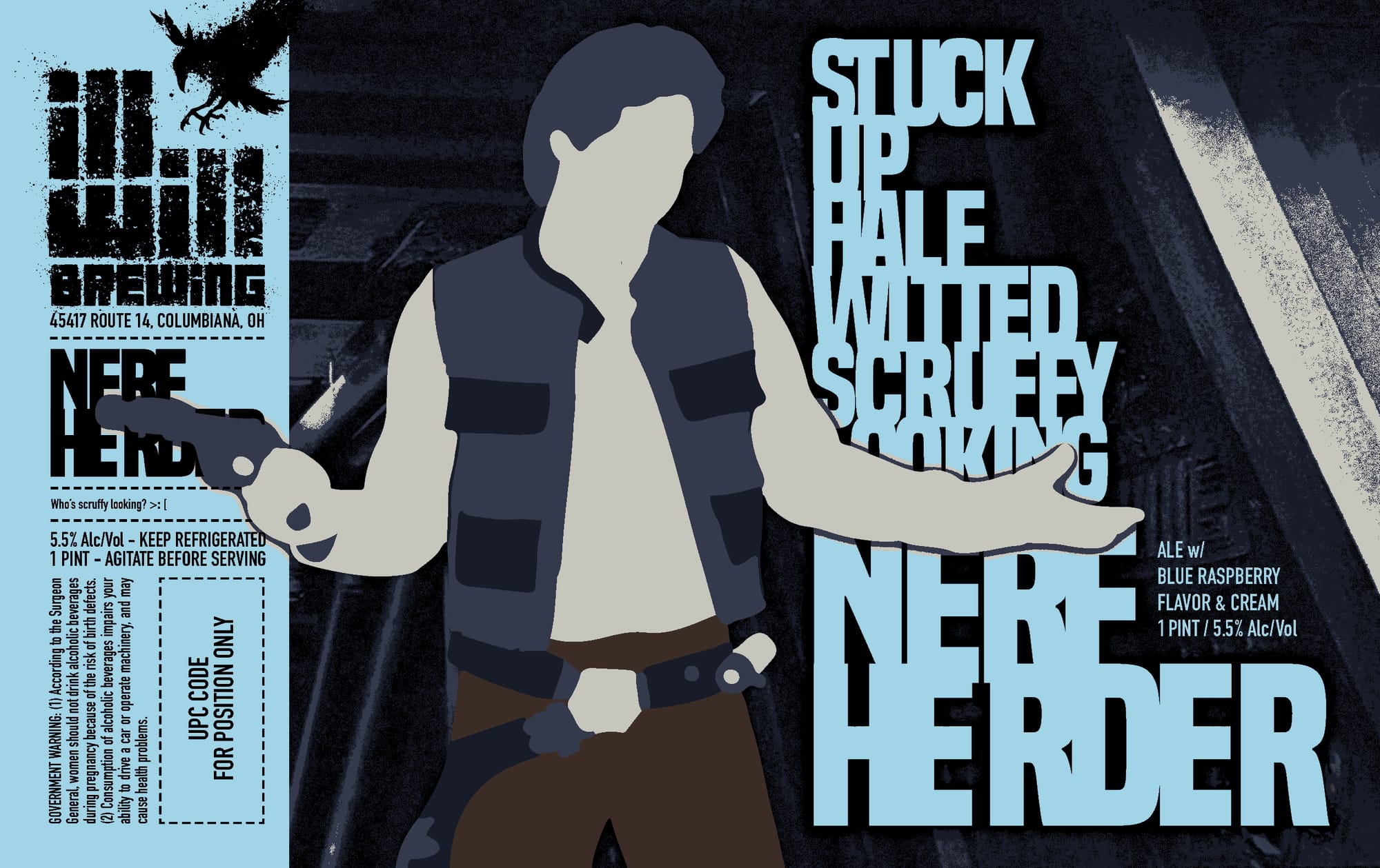 Stuck Up Hale by Nerd Herder Brewing - beer label