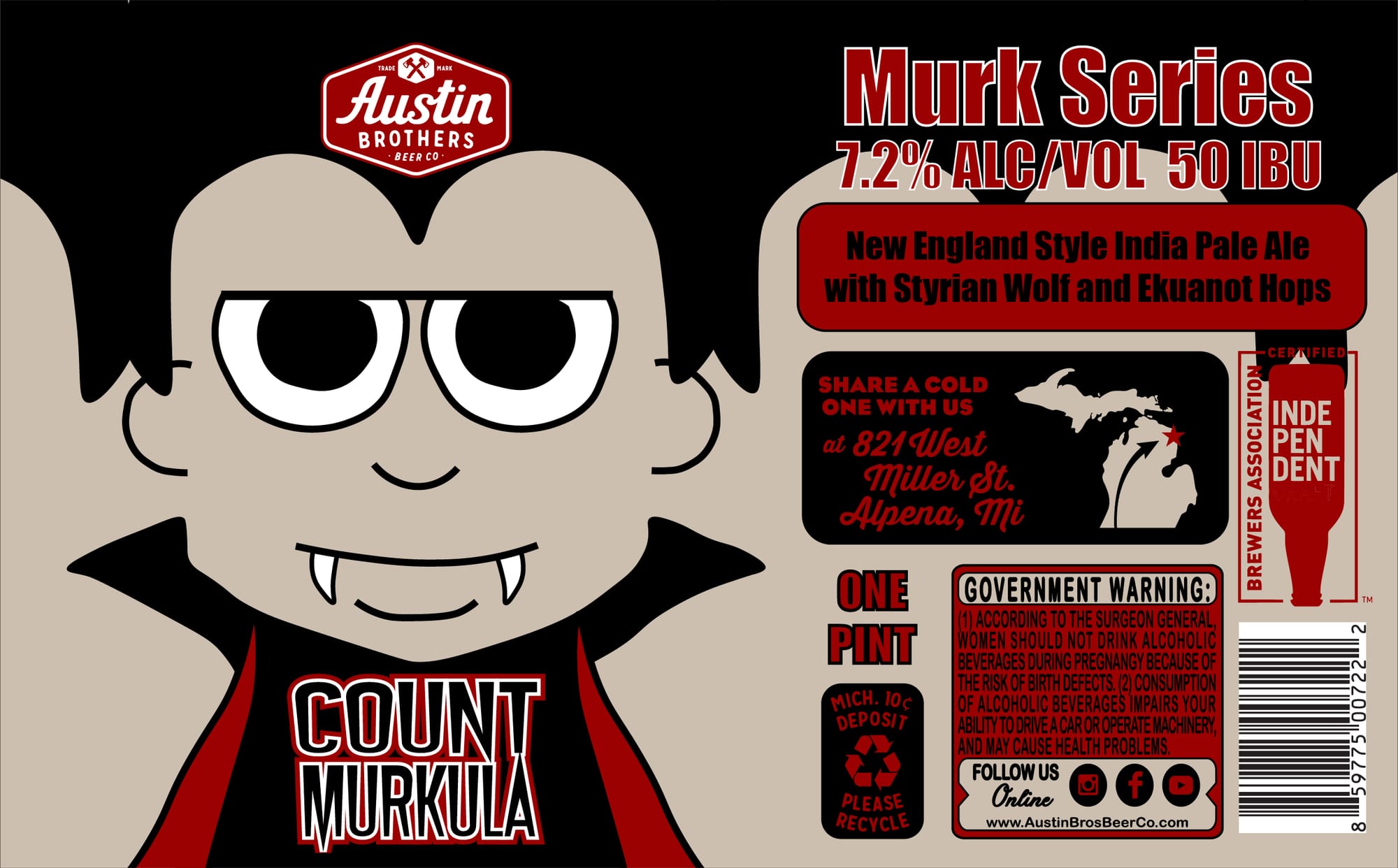 Murk Series by Austin Brothers Beer Co. - beer label