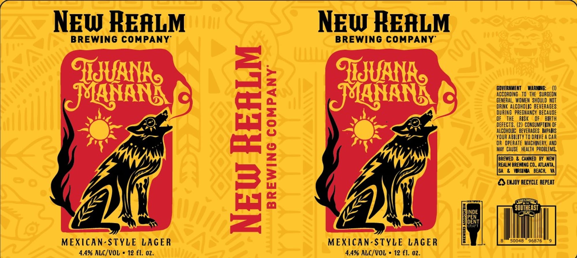 Tijuana Manana by New Realm Brewing Company - beer label