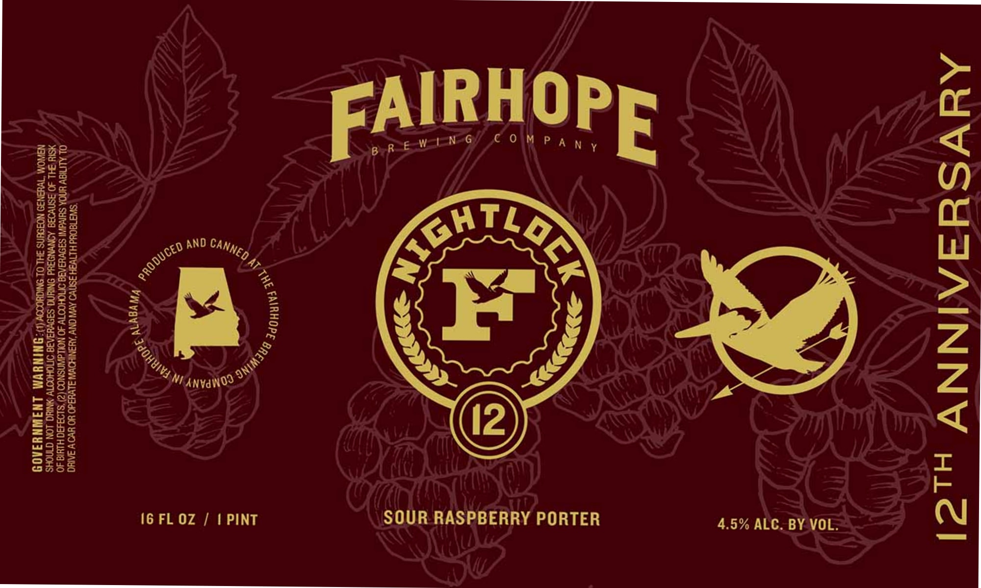 Nightlock by Fairhope Brewing Company - beer label