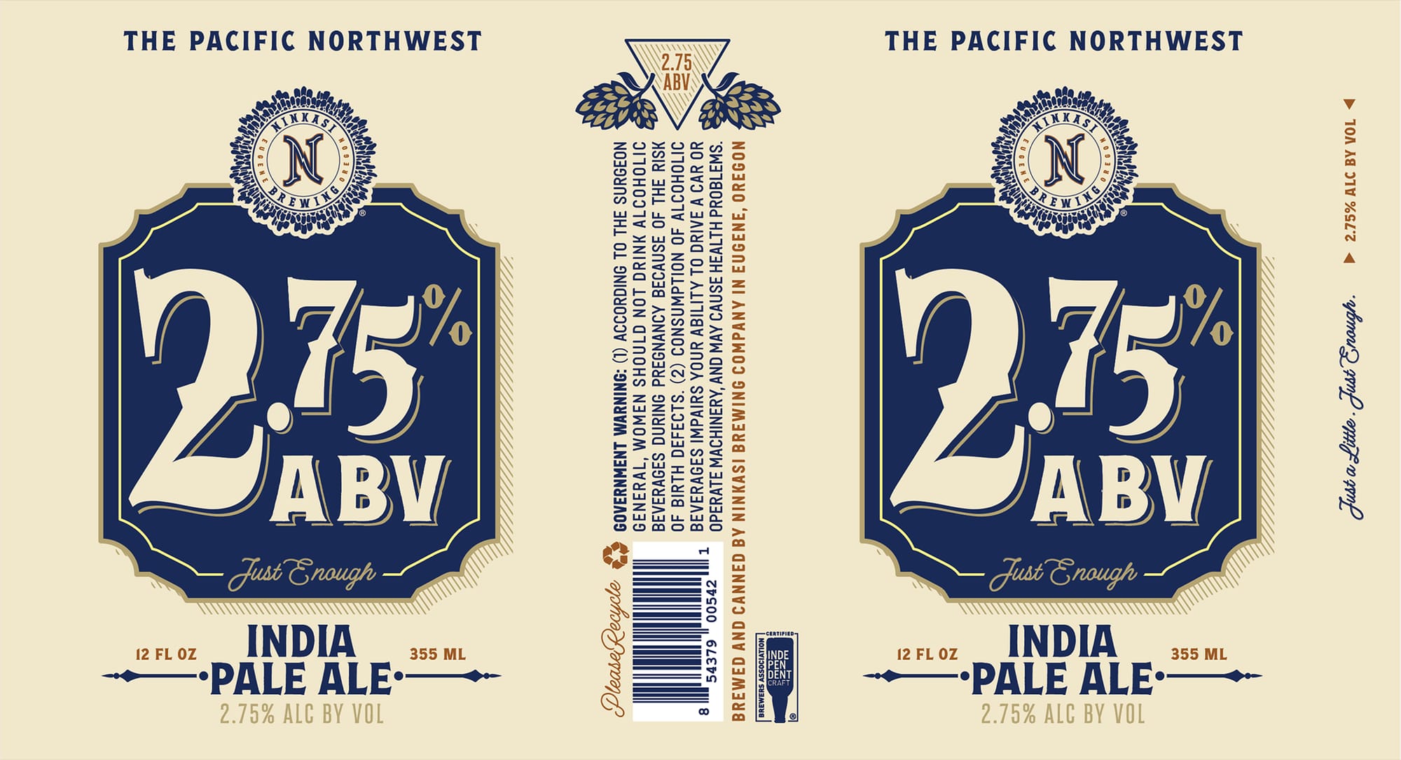 Total Domination by Ninkasi Brewing Company - beer label