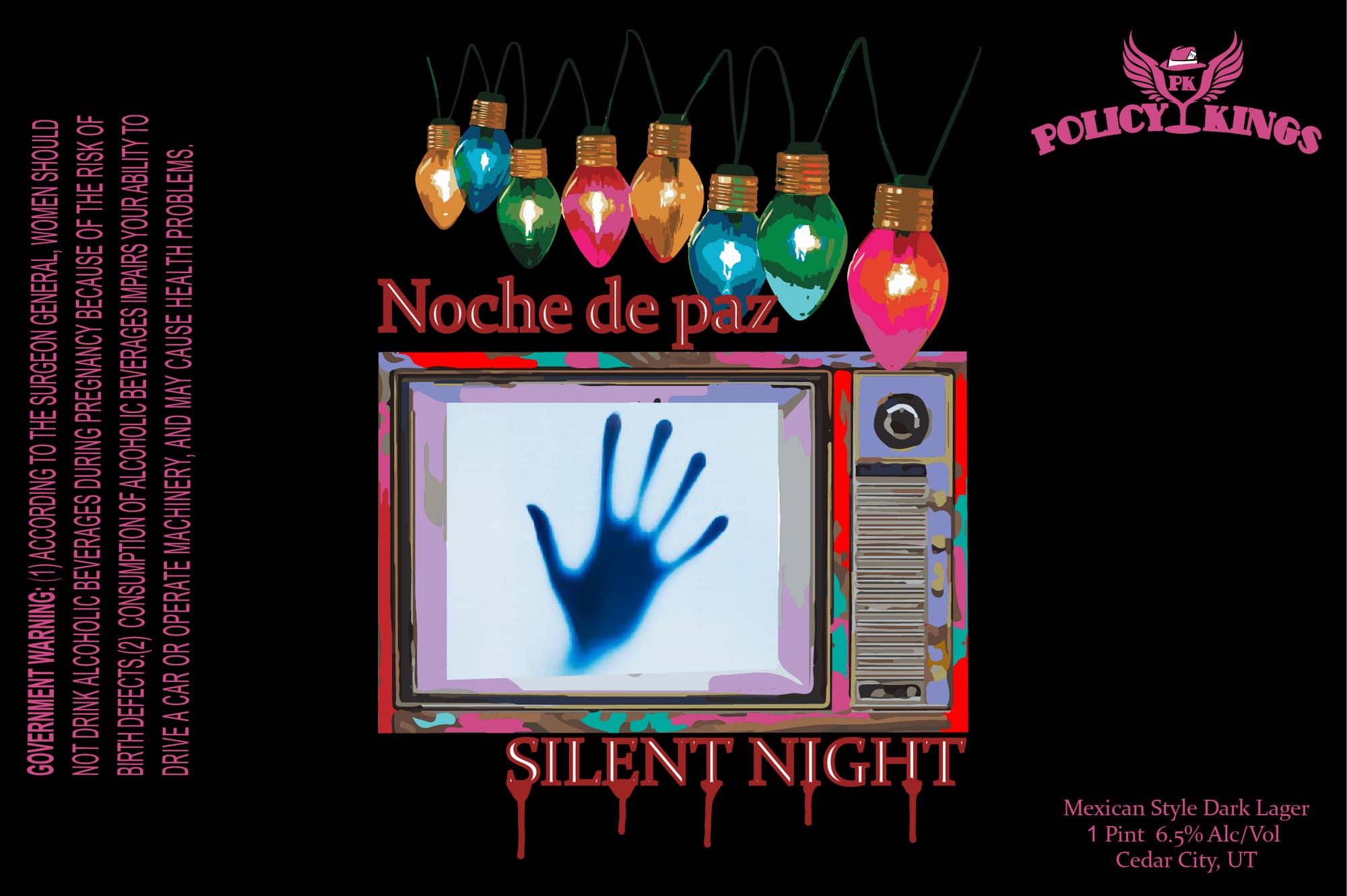 Noche de Paz by Policy Kings - beer label