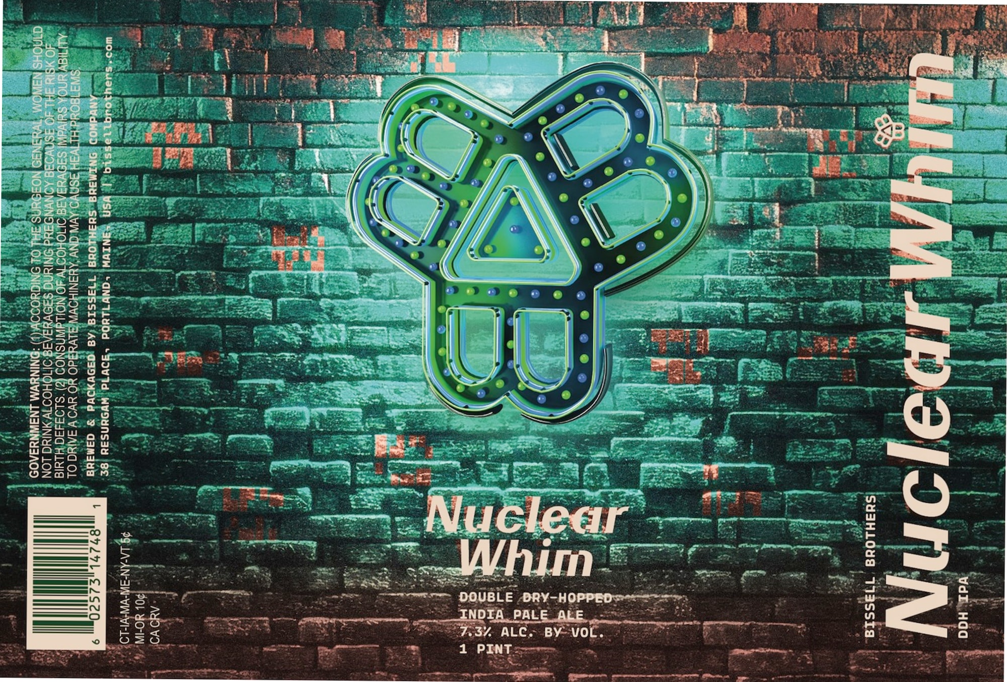 Nuclear Whim by Bissell Brothers - beer label