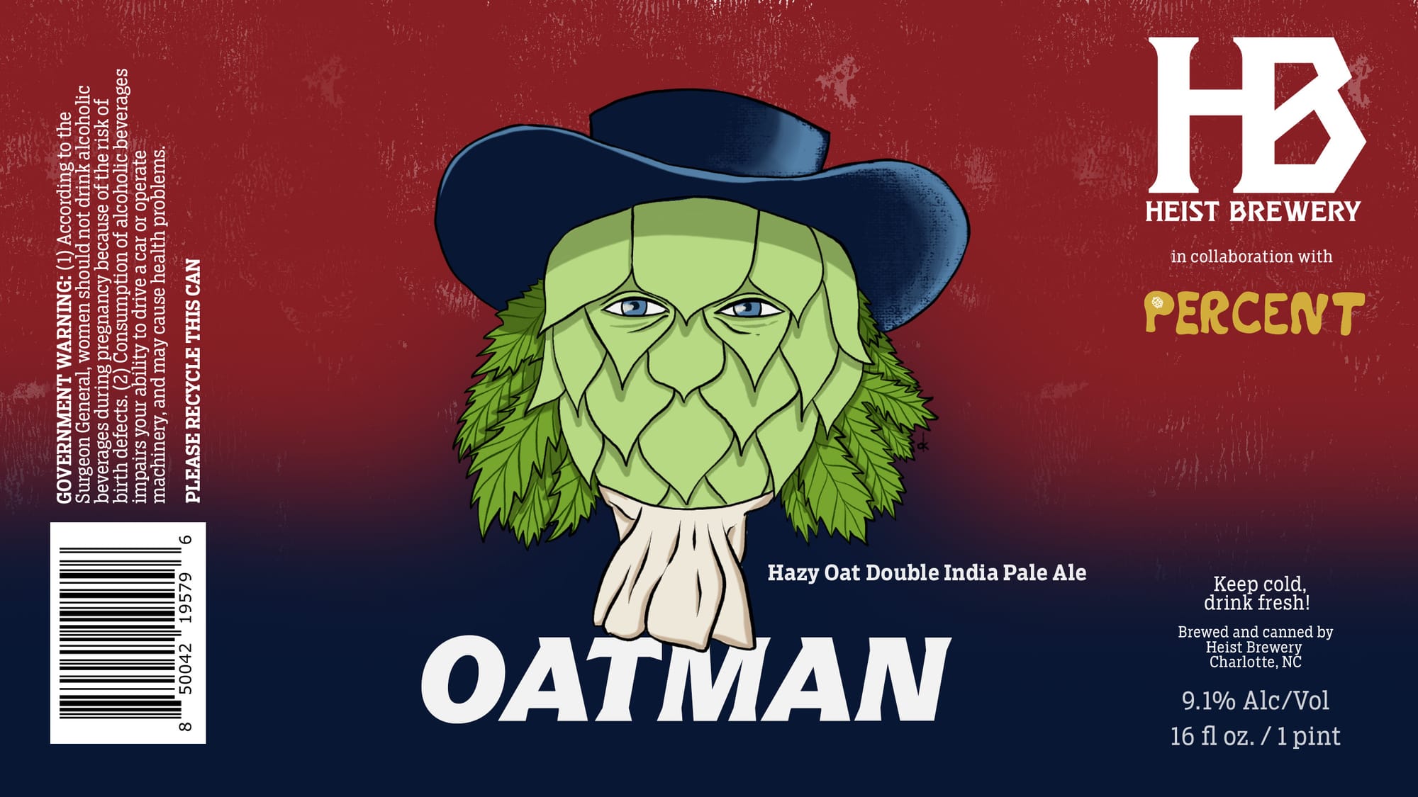 Oatman by Heist Brewery - beer label