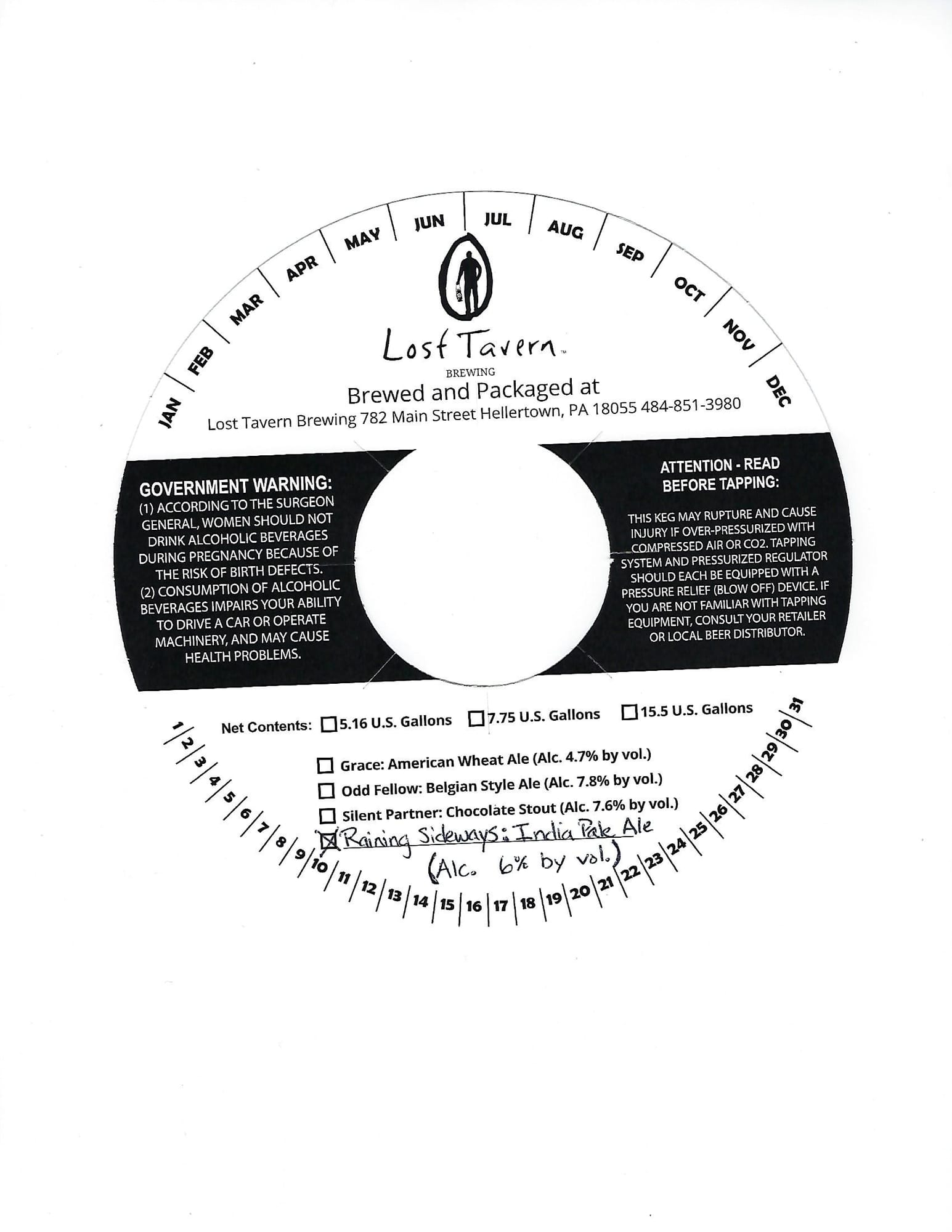 Odd Fellow by Lost Tavern Brewing - beer label