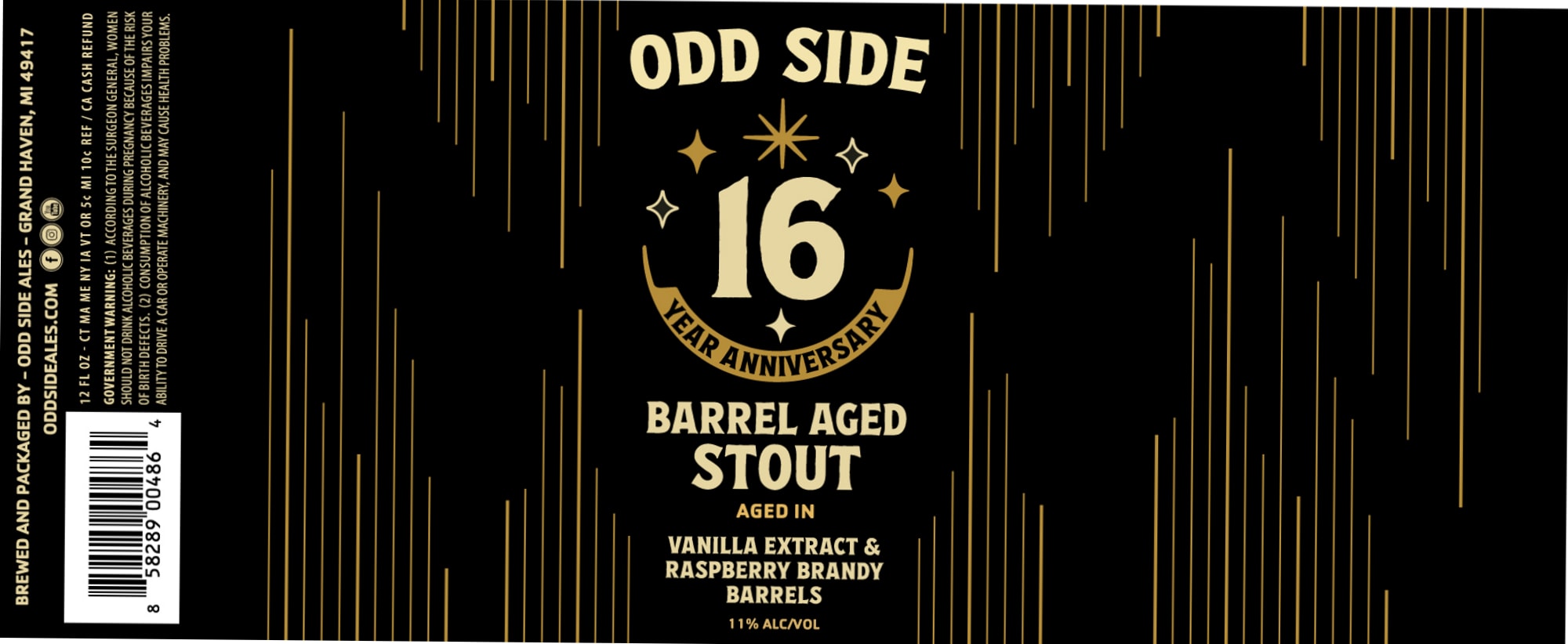 Odd Side 16 by Odd Side Ales - beer label