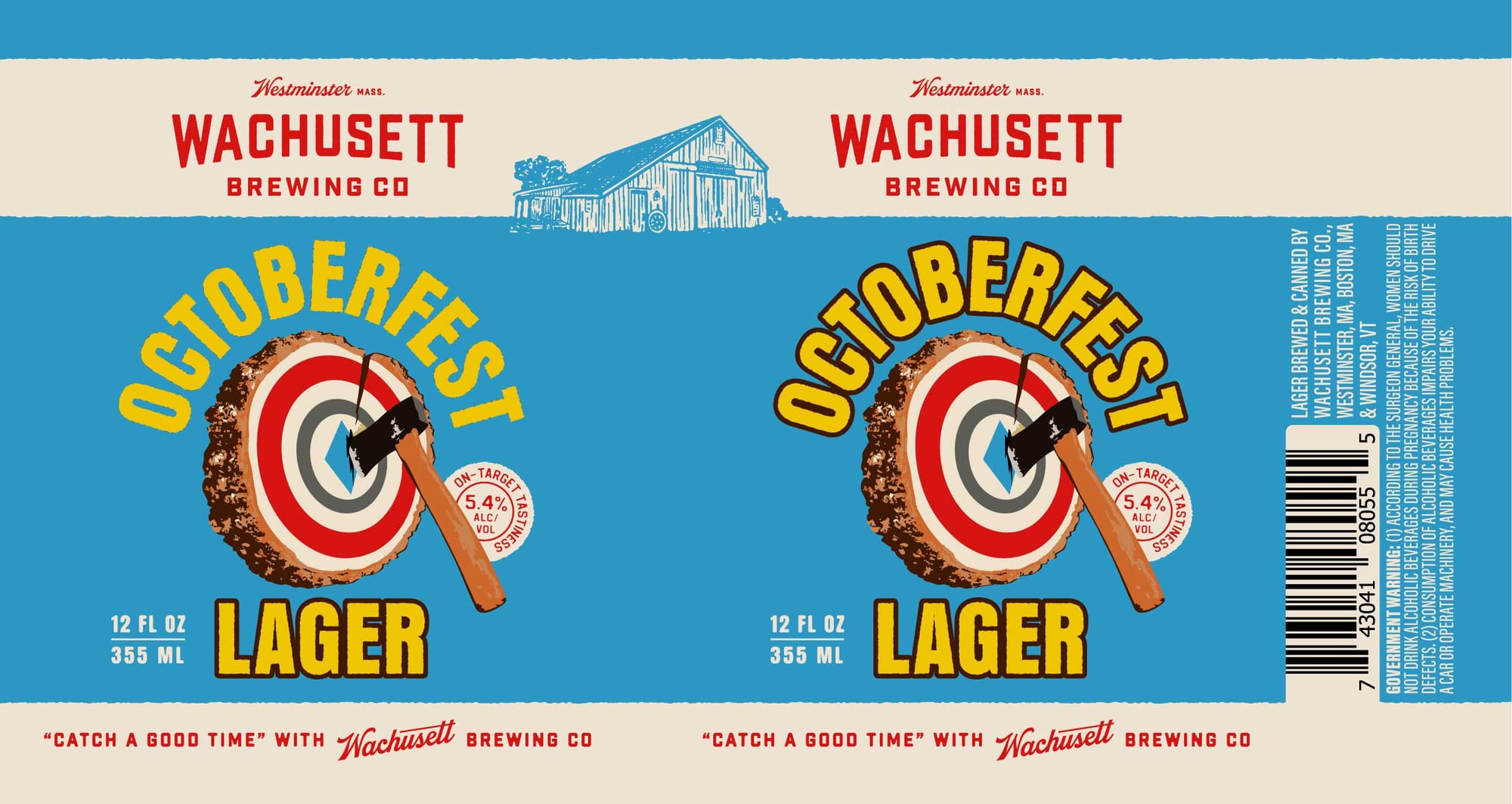 Oktoberfest Lager by Wachusett Brewing Co. - beer label