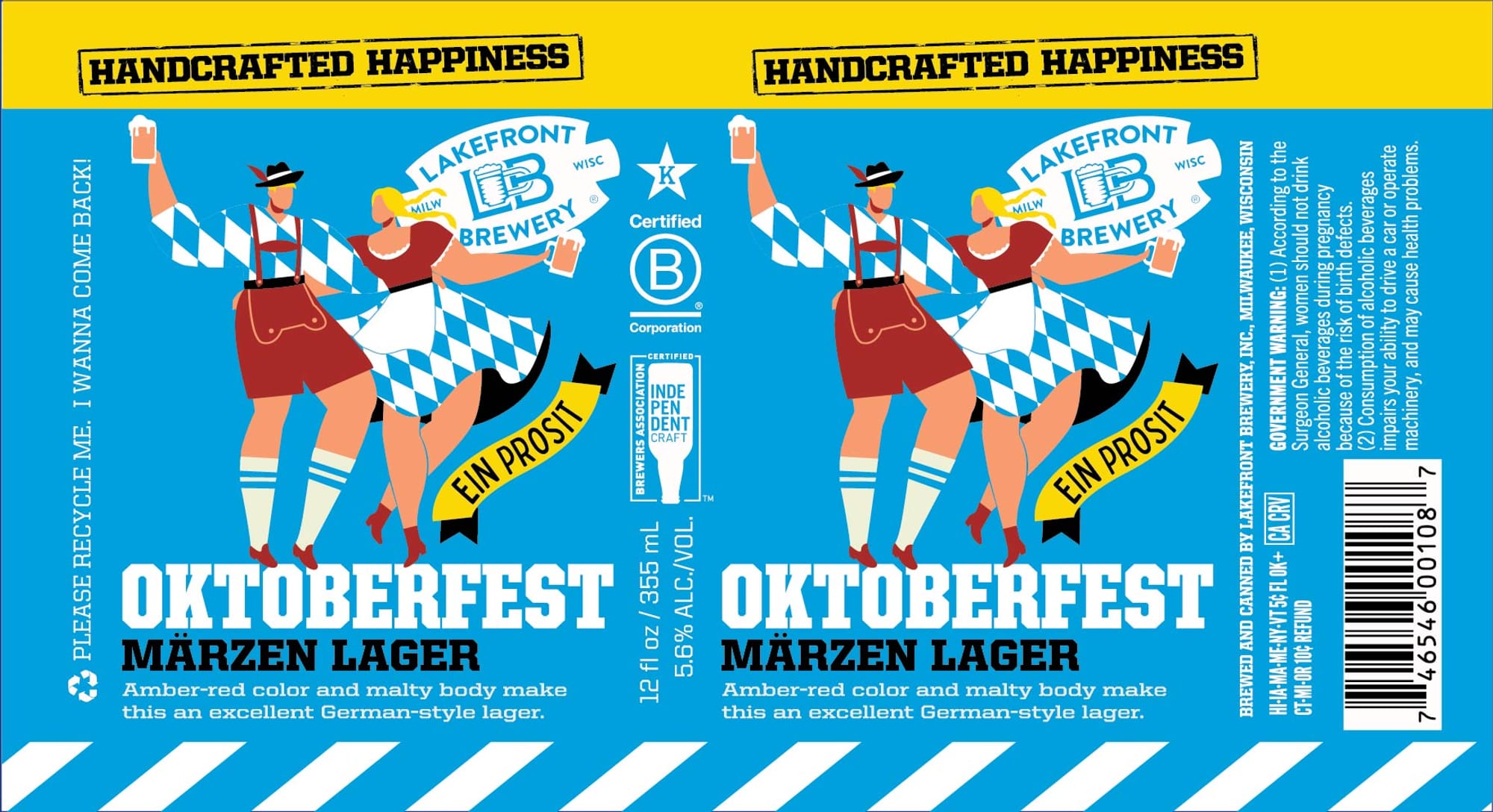 Oktoberfest by Lakefront Brewery - beer label