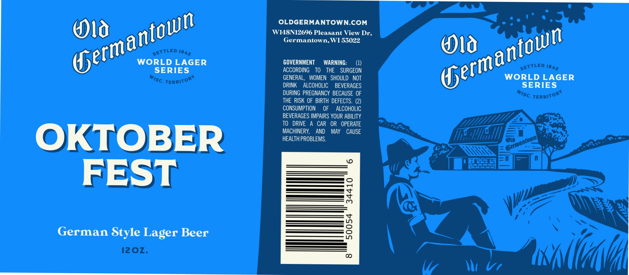 Oktoberfest by Old Germantown Brewery - beer label