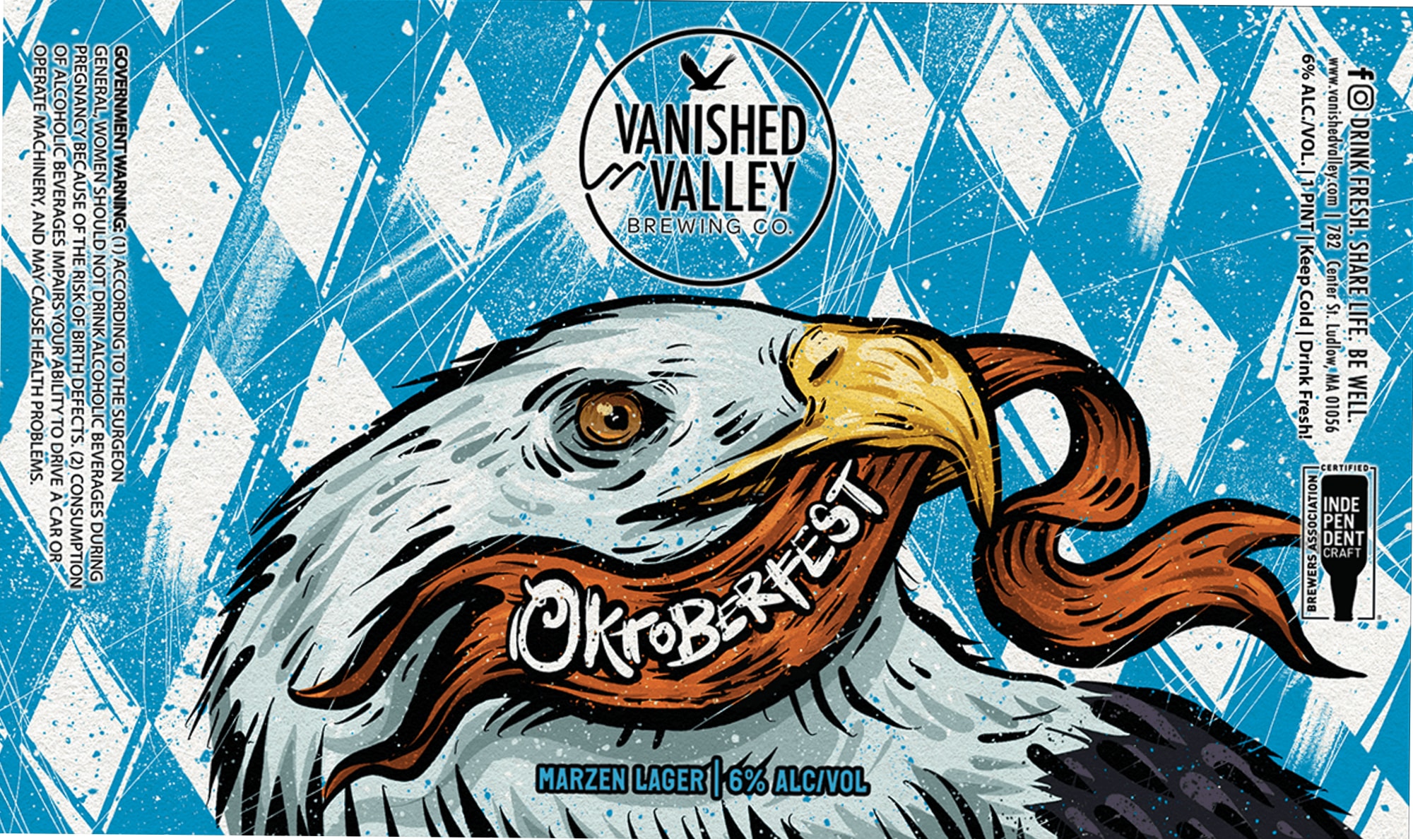 Oktoberfest by Vanished Valley Brewing Co. - beer label