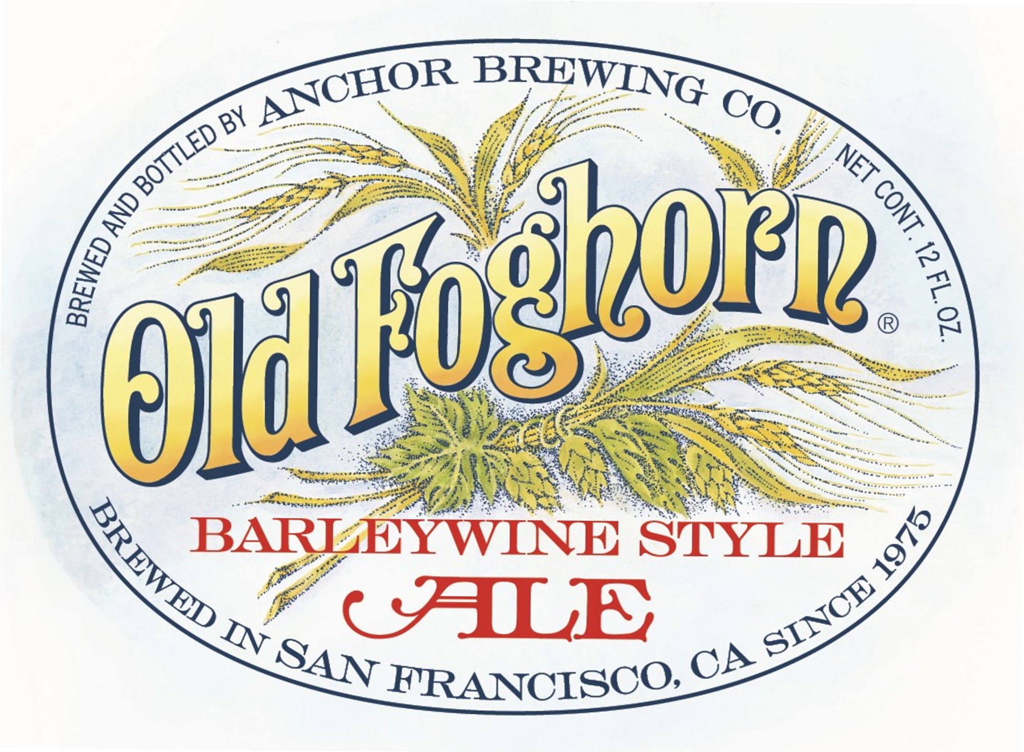 Old Foghorn by Anchor Brewing Co. - beer label