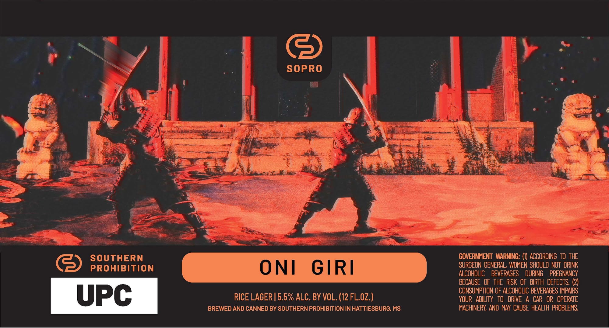 Oni Giri by Southern Prohibition - beer label