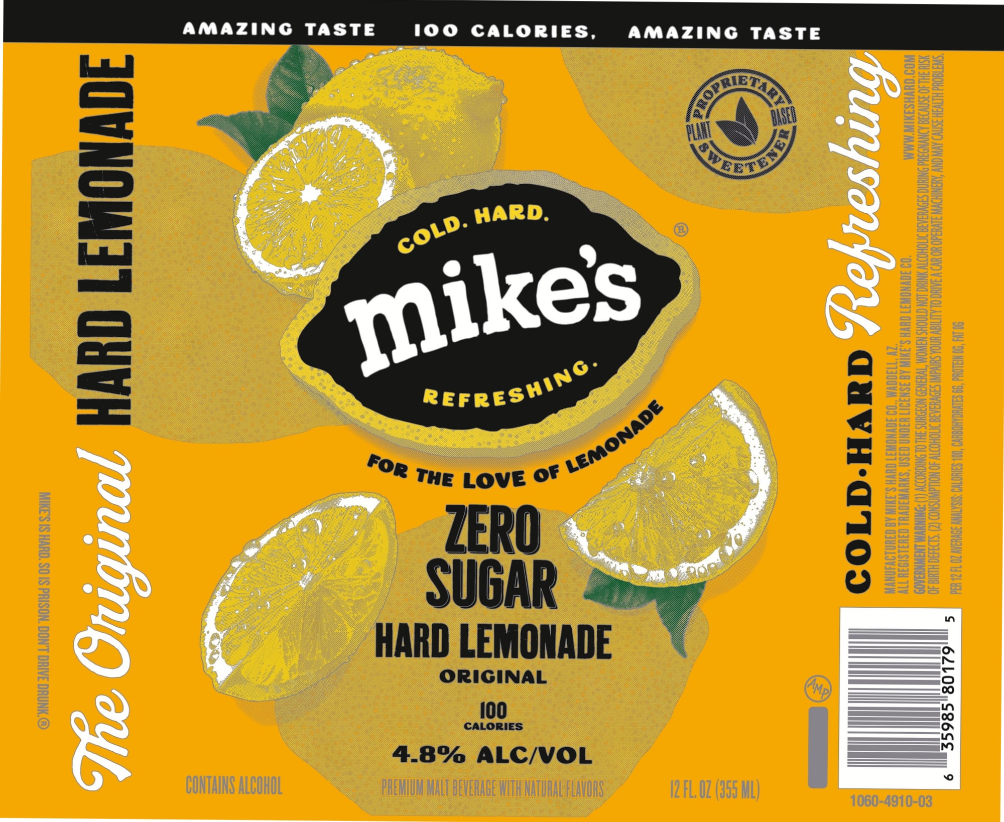 Original Hard Lemonade by Mike's Hard Lemonade - beer label