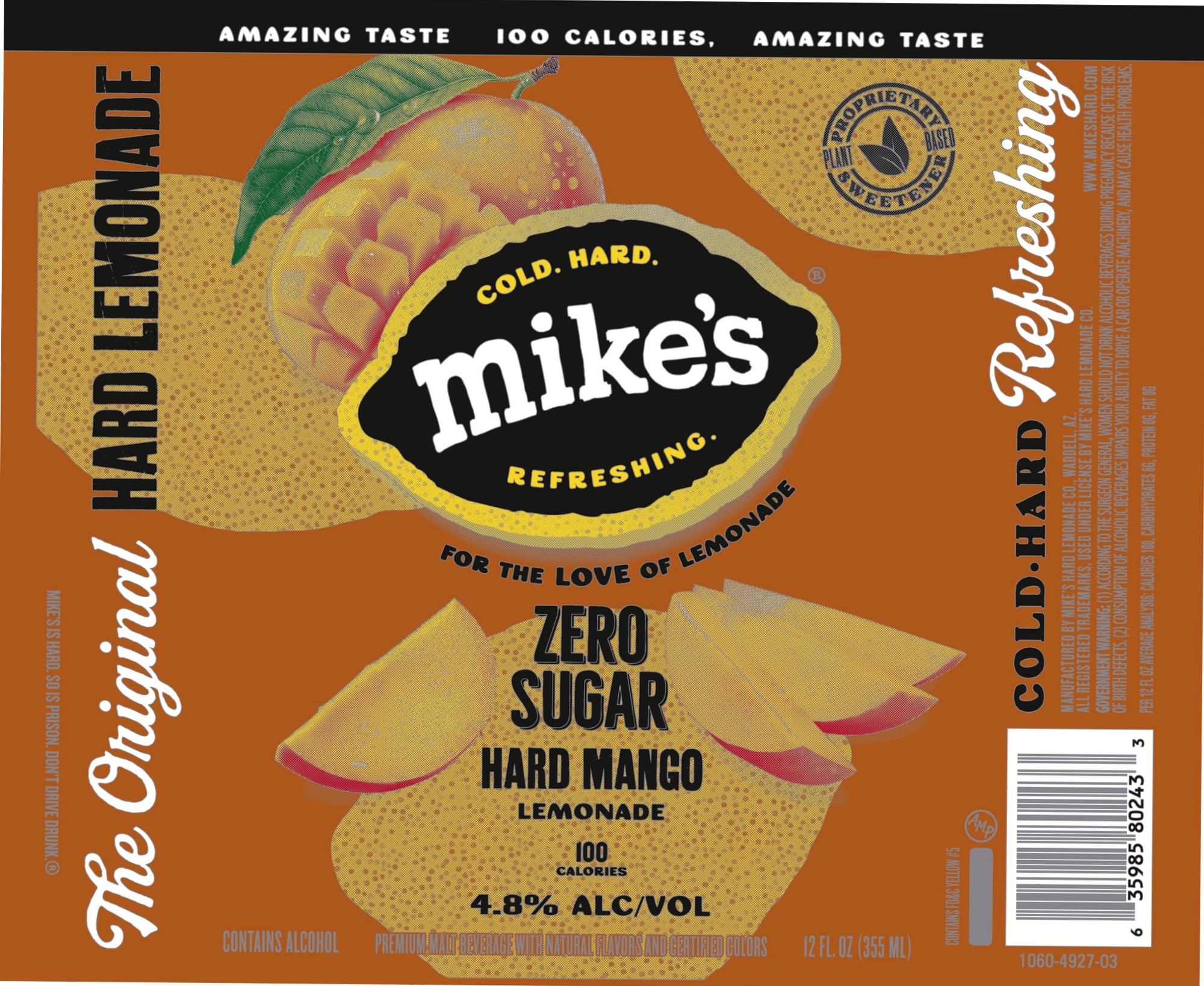 Original Hard Mango Lemonade by Mike's Hard Lemonade Co. - beer label