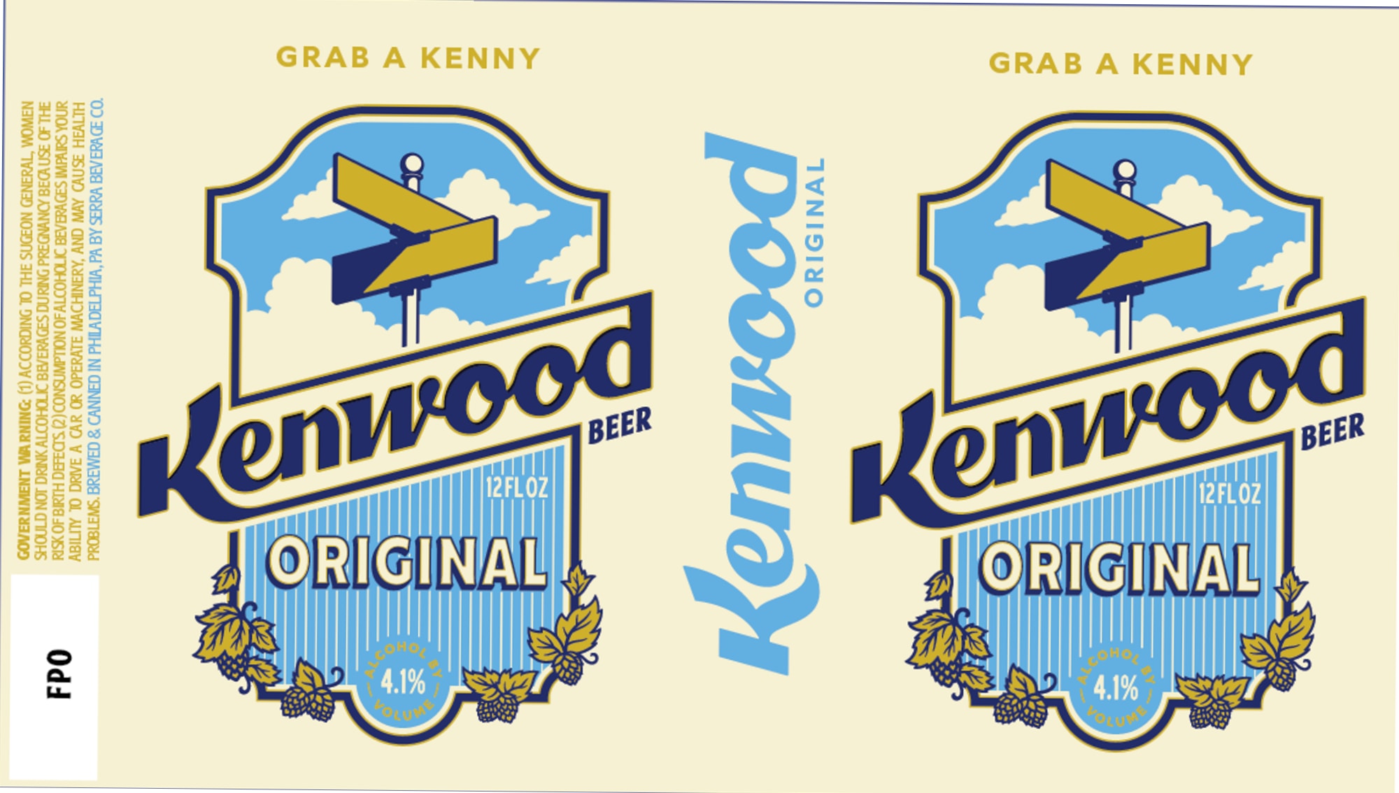 Original by Kenwood - beer label