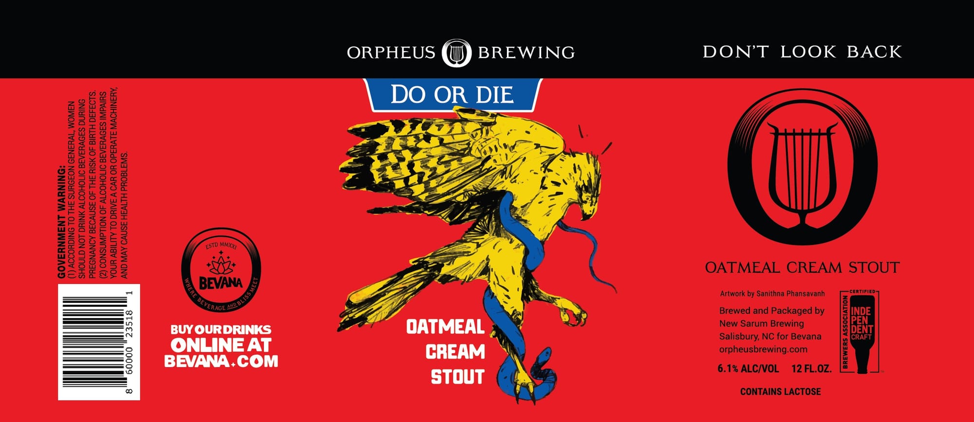 Do or Die by Orpheus Brewing - beer label