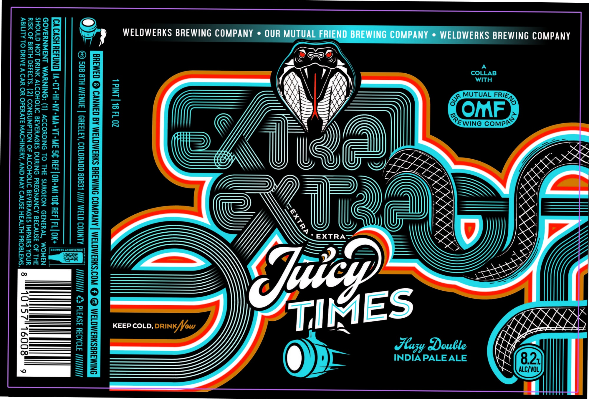 Our Mutual Friend by WeldWerks Brewing Company - beer label