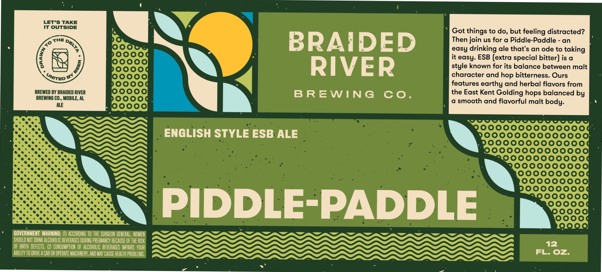 Paddle-Paddle by Braided River Brewing Co. - beer label