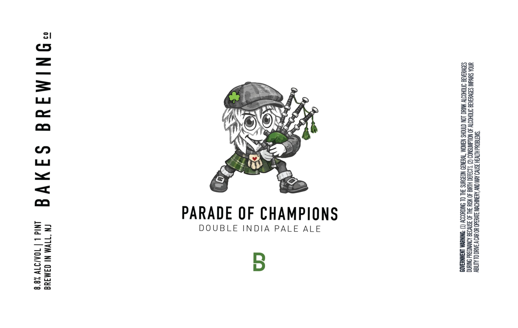 Parade of Champions by Bakes Brewing - beer label