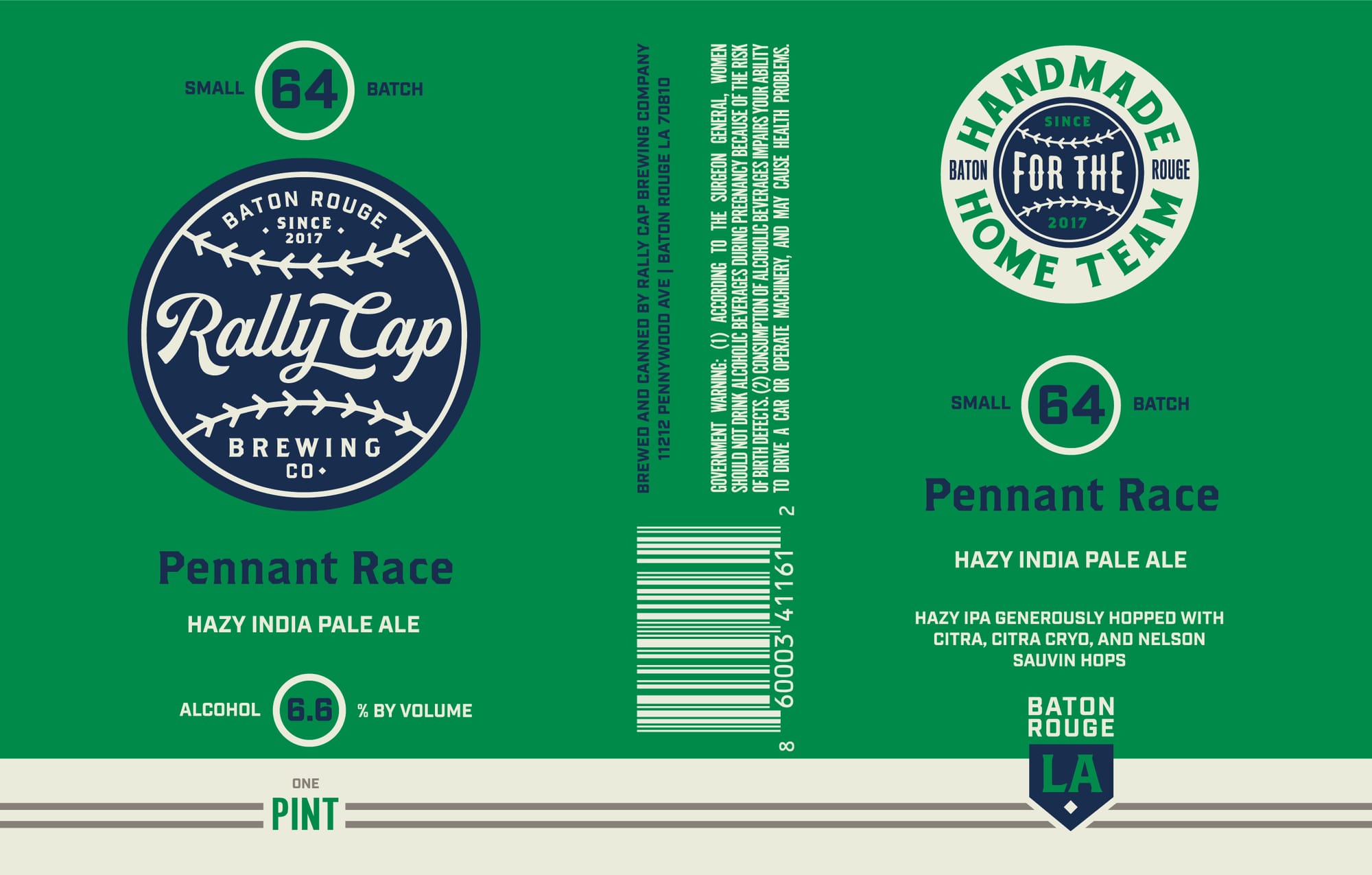 Pennant Race by Baton Rouge Brewing Company - beer label