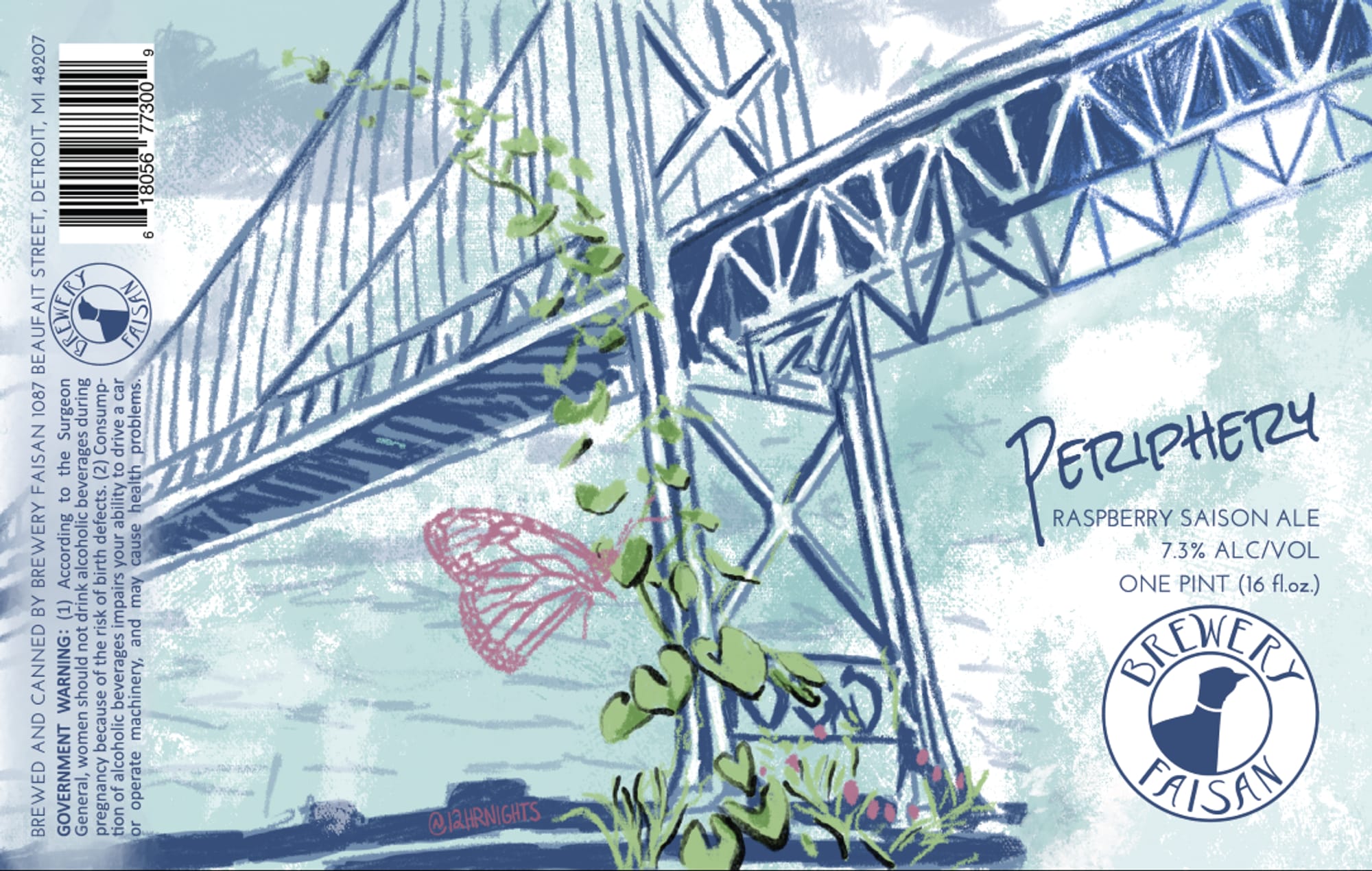 Periphery by Brewery Faisan - beer label