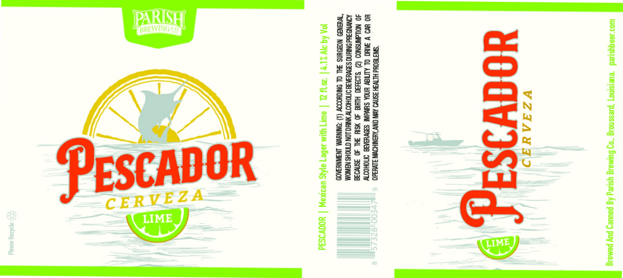 Pescador by Parish Brewing Co. - beer label