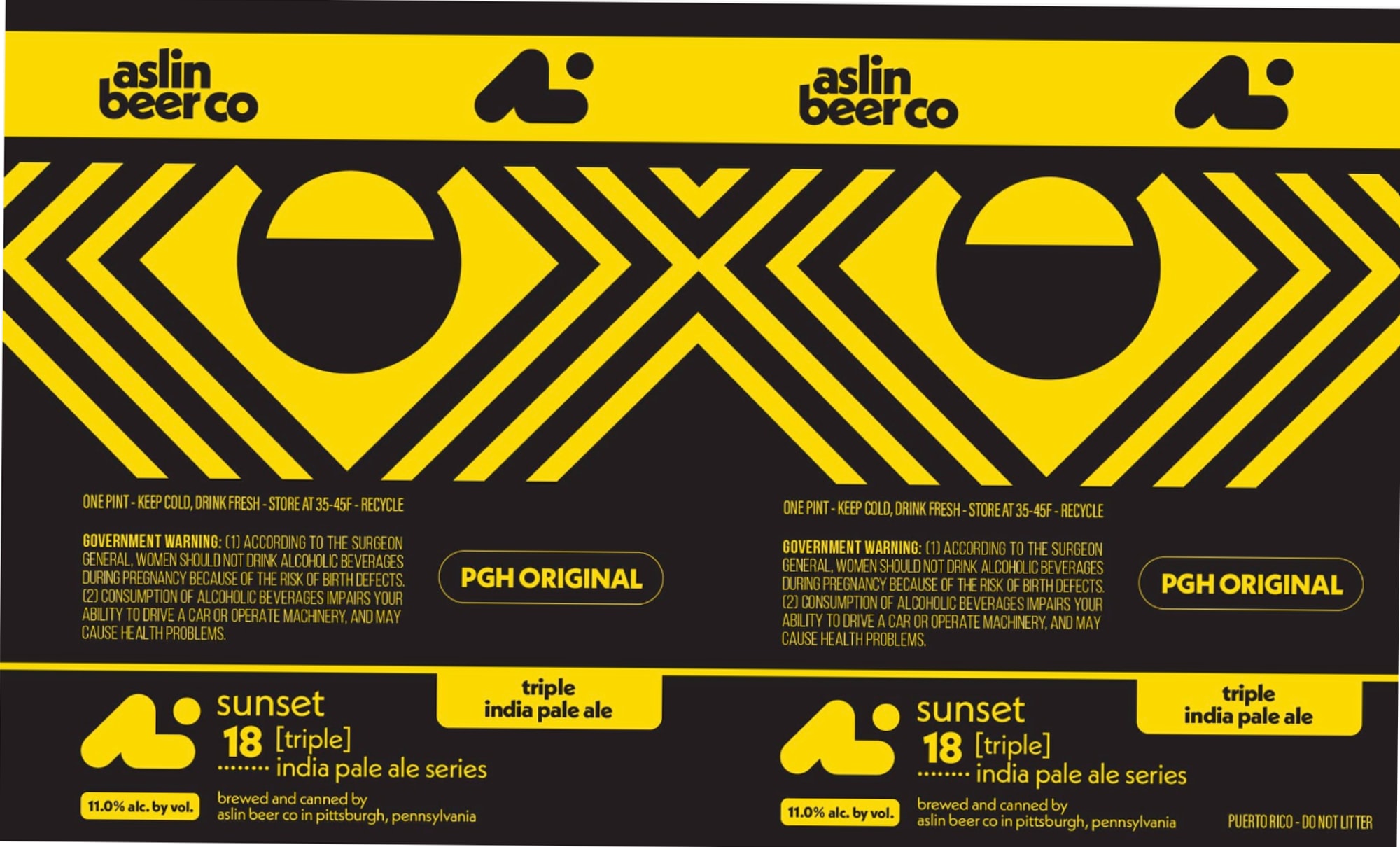 PGH Original by Aslin Beer Co - beer label