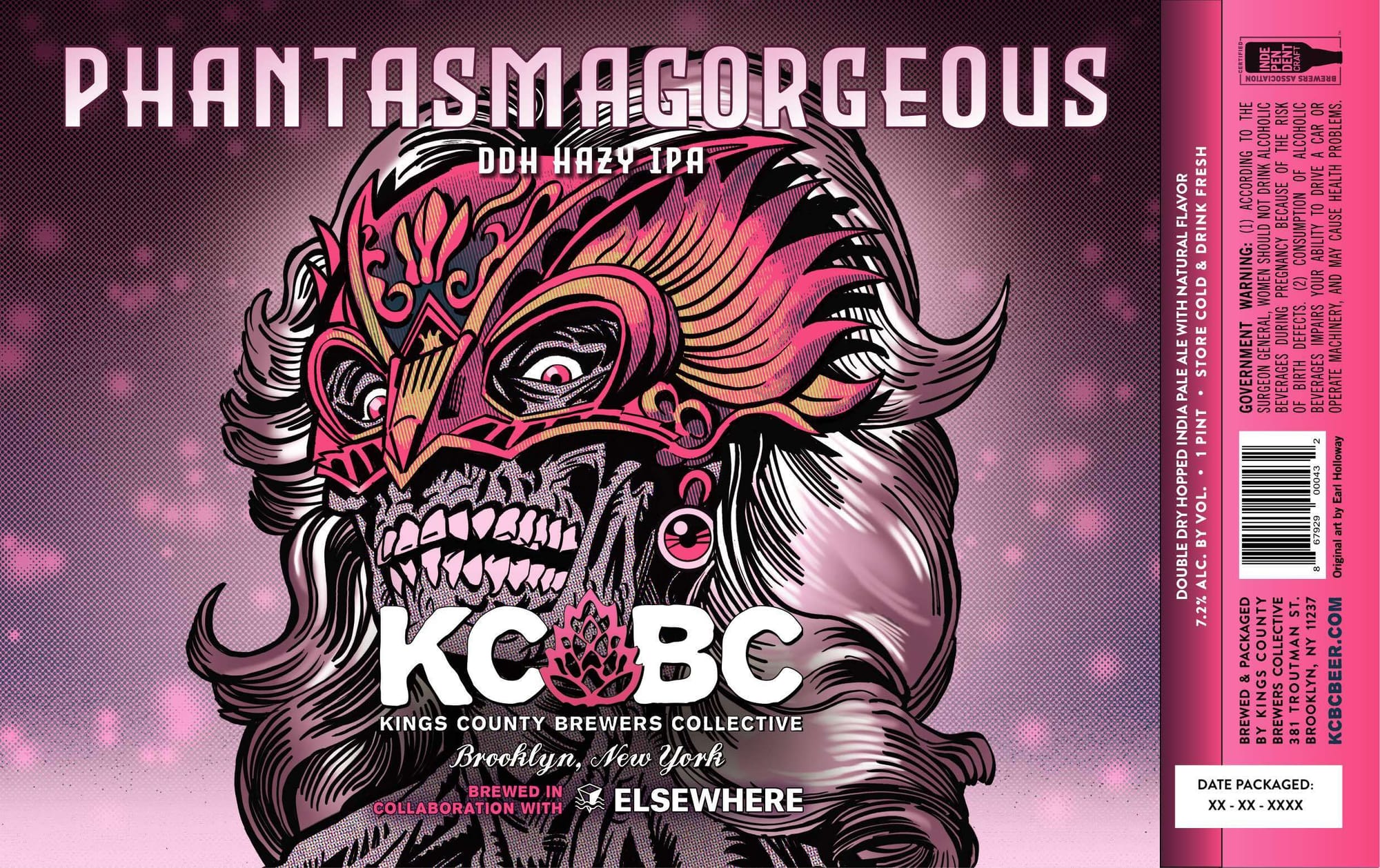 Phantasmagorgeous by Kings County Brewers Collective - beer label
