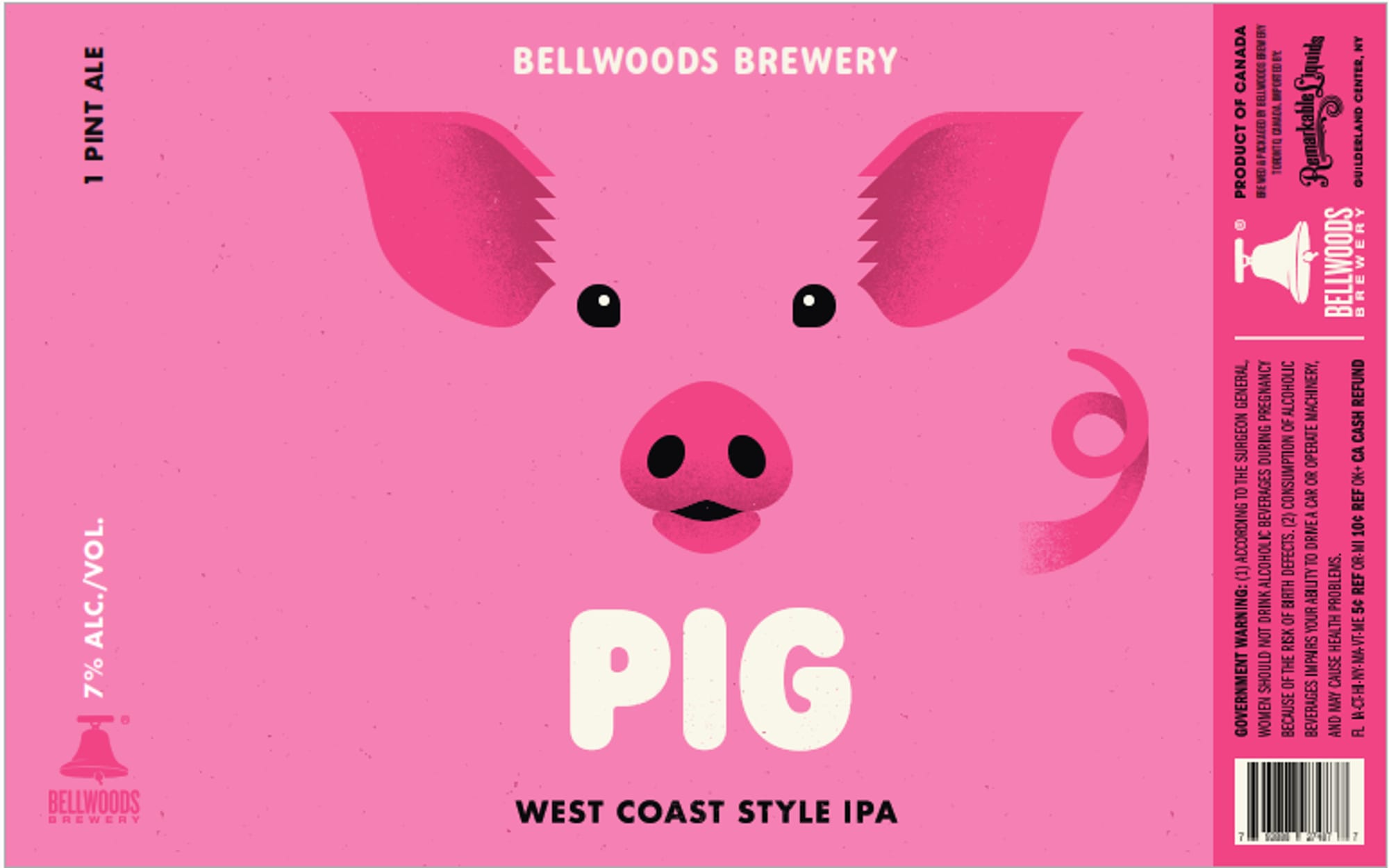 Pig by Bellwoods Brewery - beer label