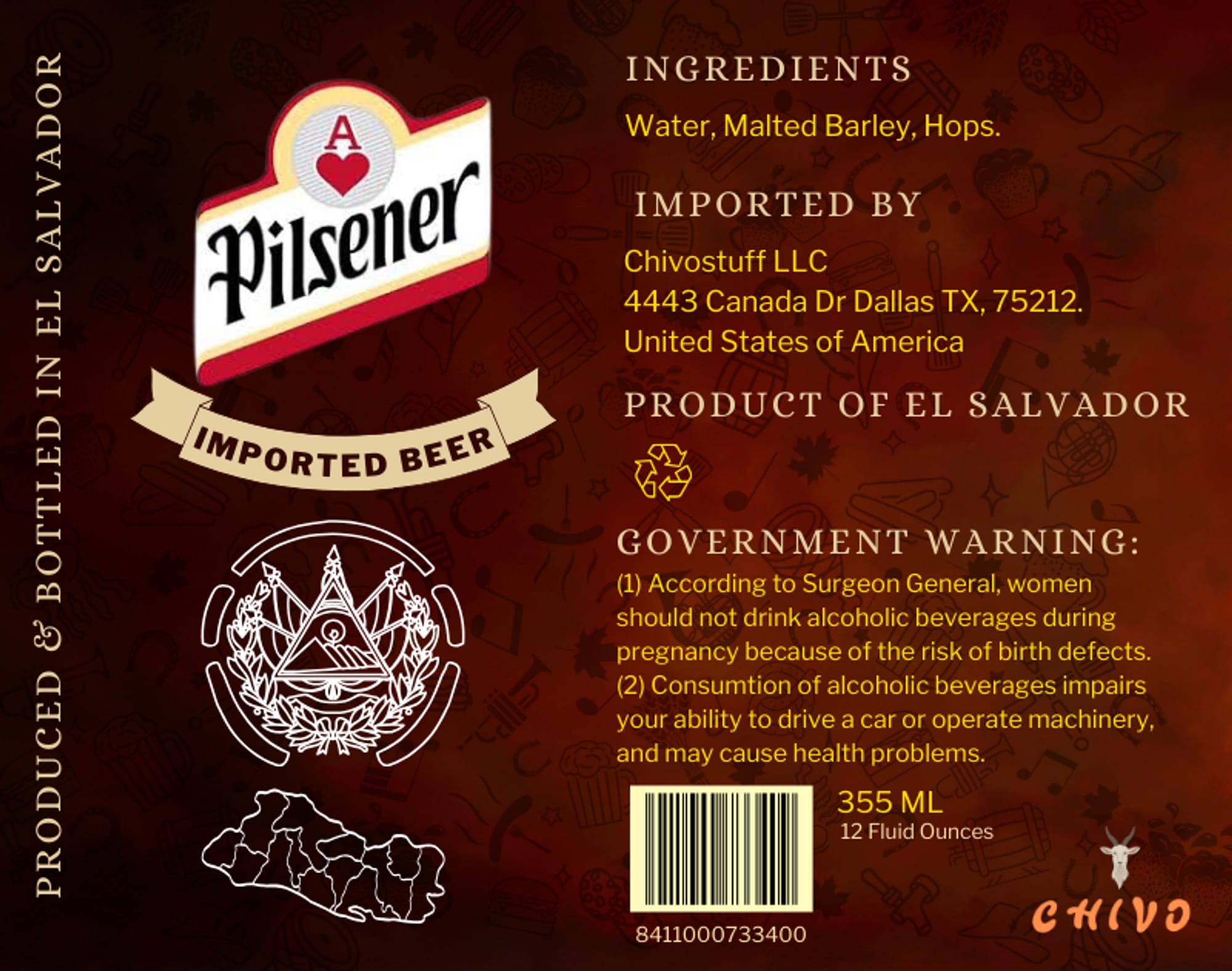 Pilsener by Pilsener - beer label