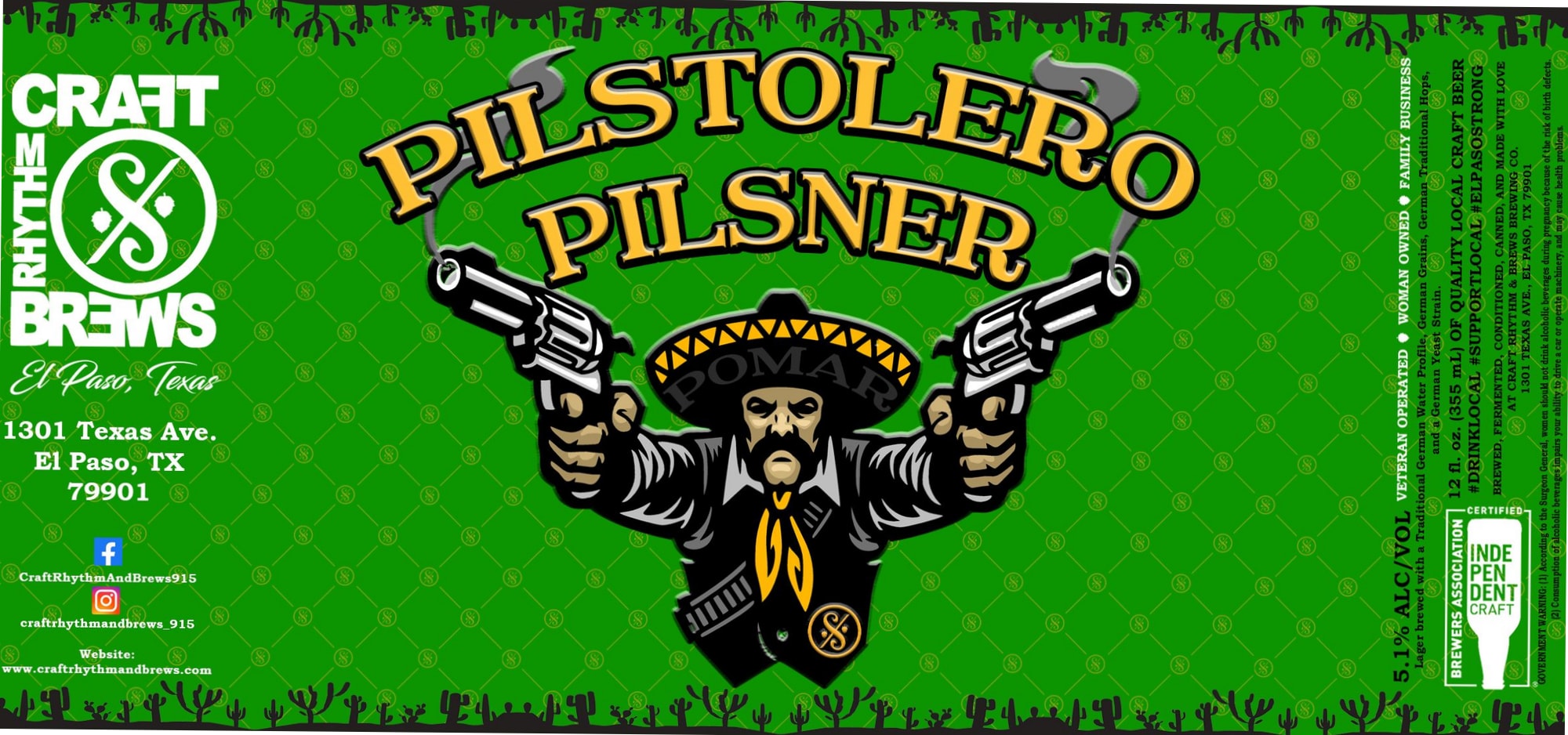 Pilstlero by Craft Rhythm Brews - beer label