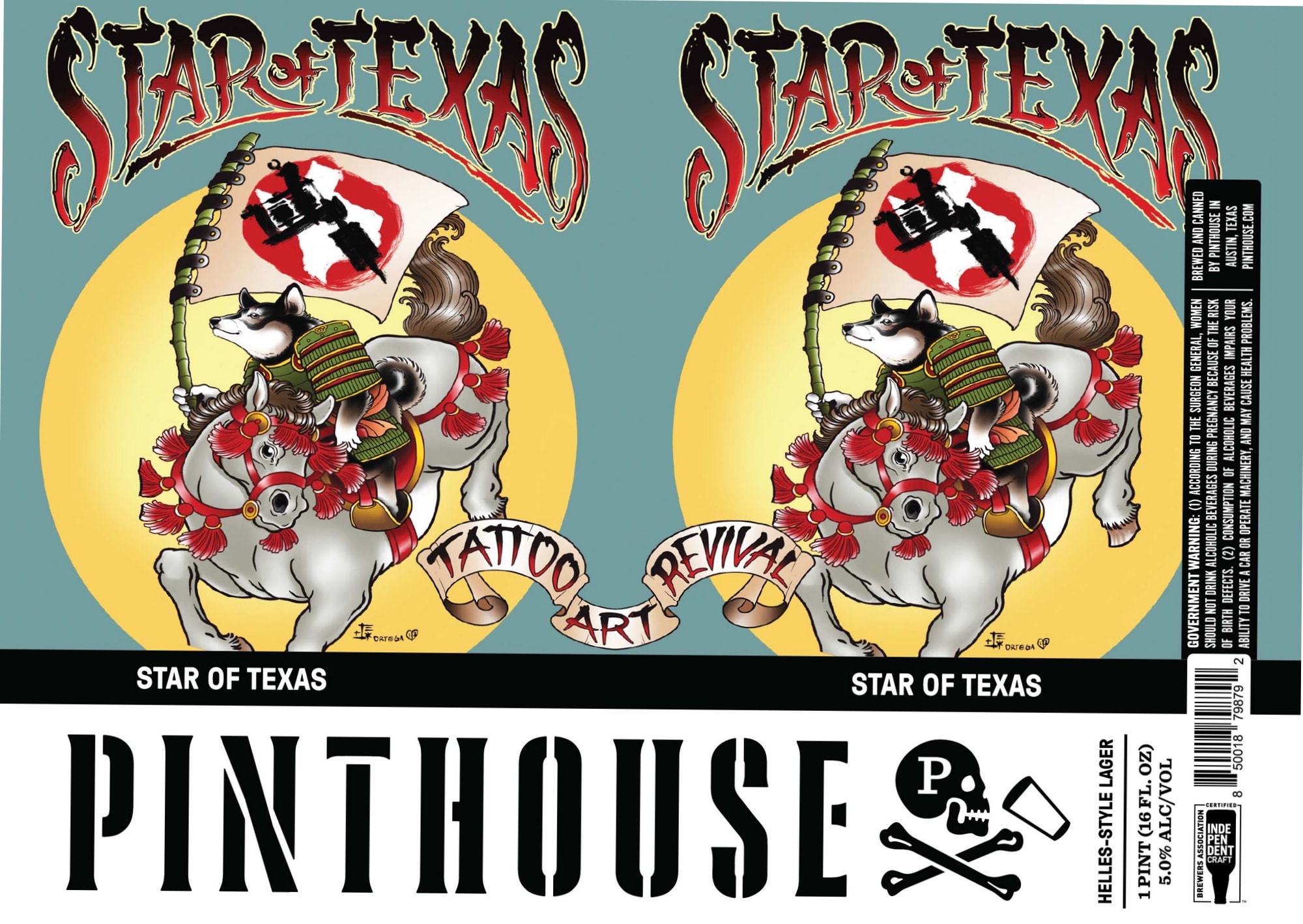 Pints House by Star of Texas Brewery - beer label