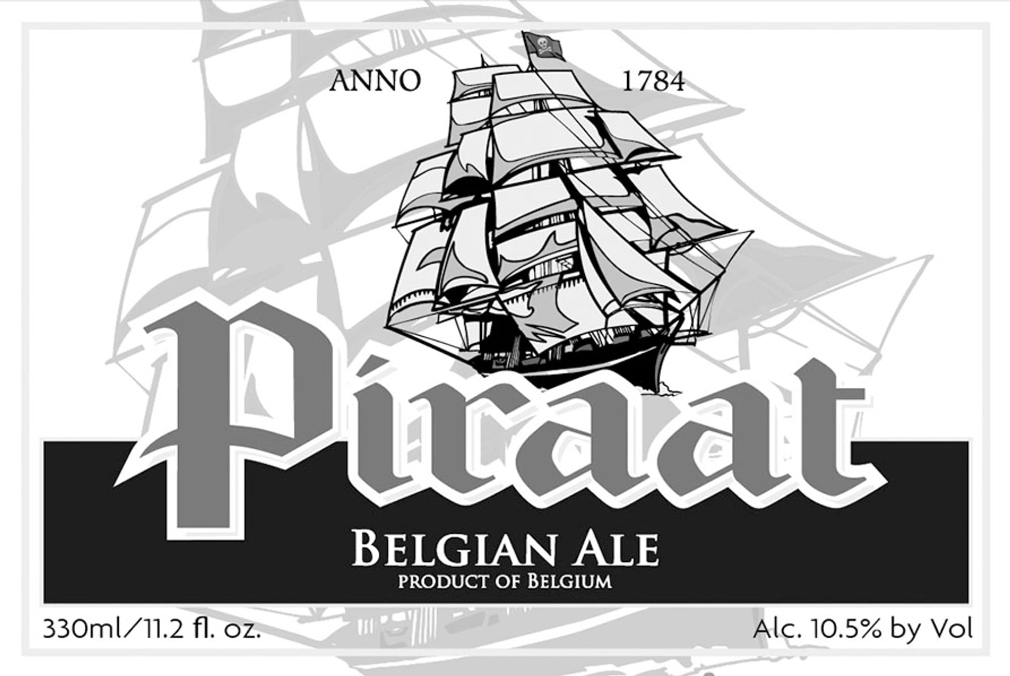 Pirat by Brouwerij Van Steenberge - beer label