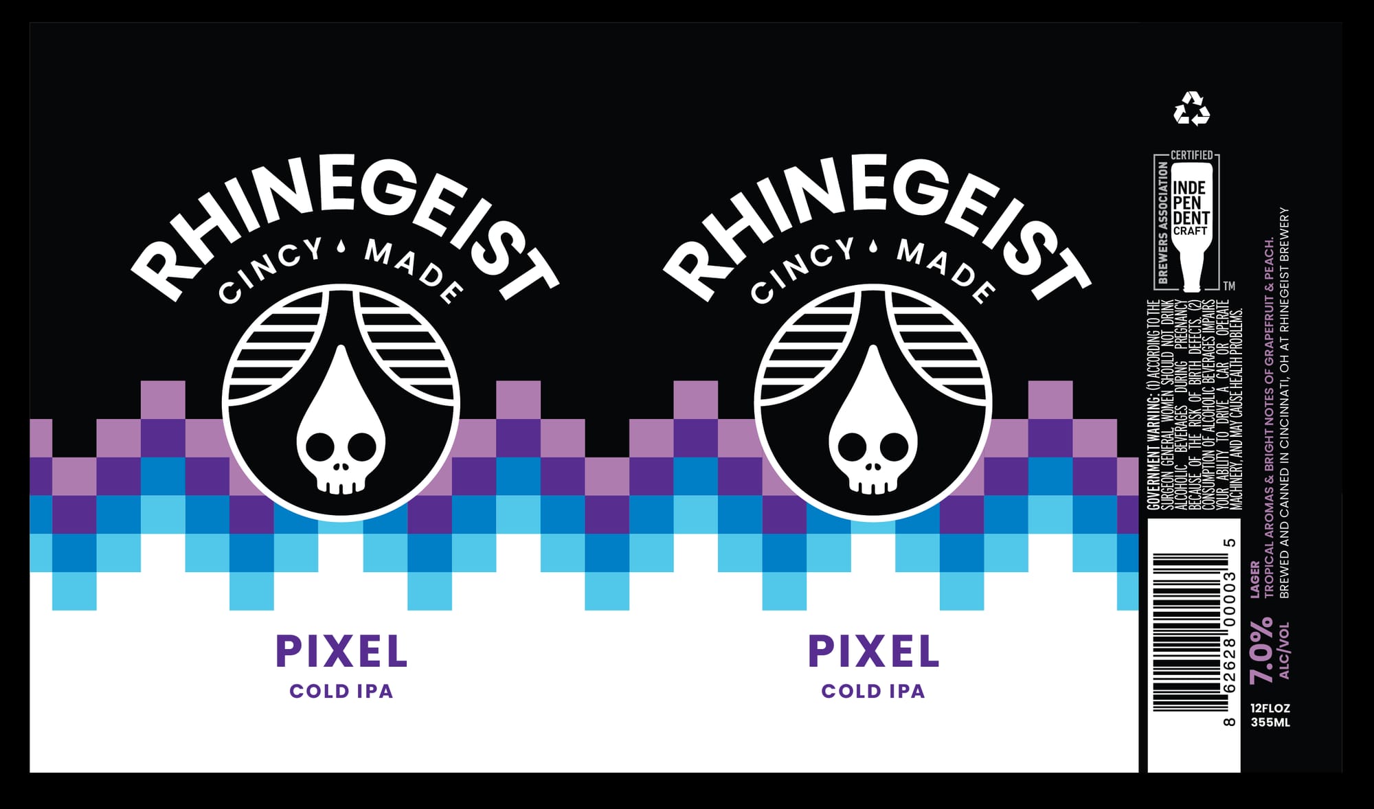 Pixel by Rhinegeist Brewery - beer label