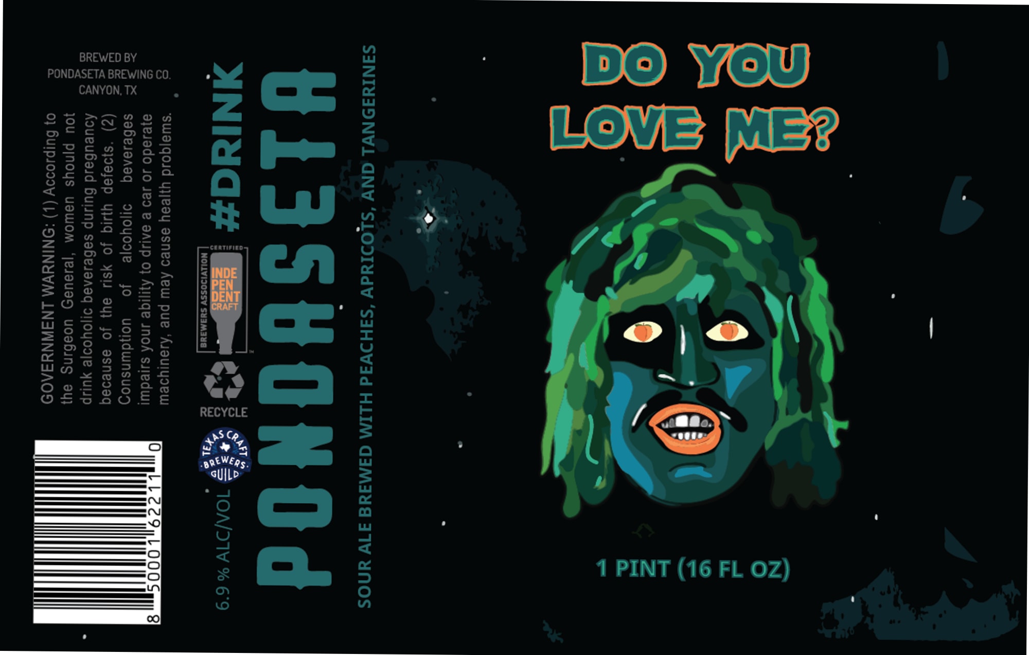 #PONDASETA by Pondaseta Brewing Co. - beer label