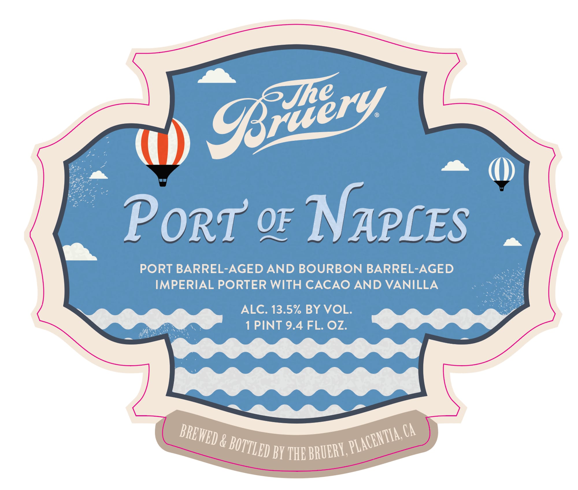 Port of Naples by The Bruery - beer label