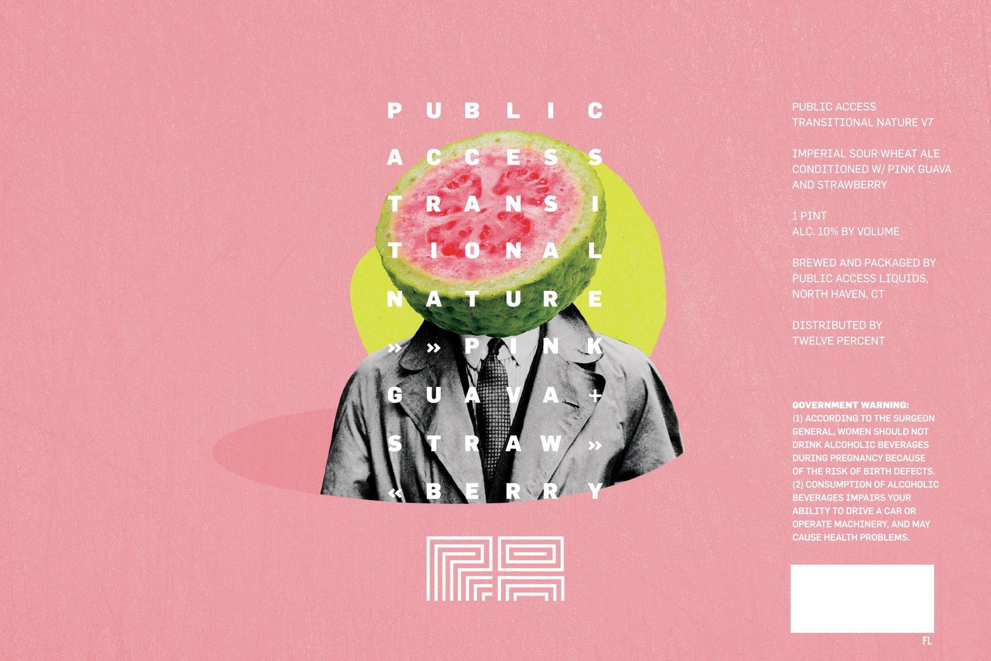 Transitional Nature V7 by Public Access Liquids - beer label