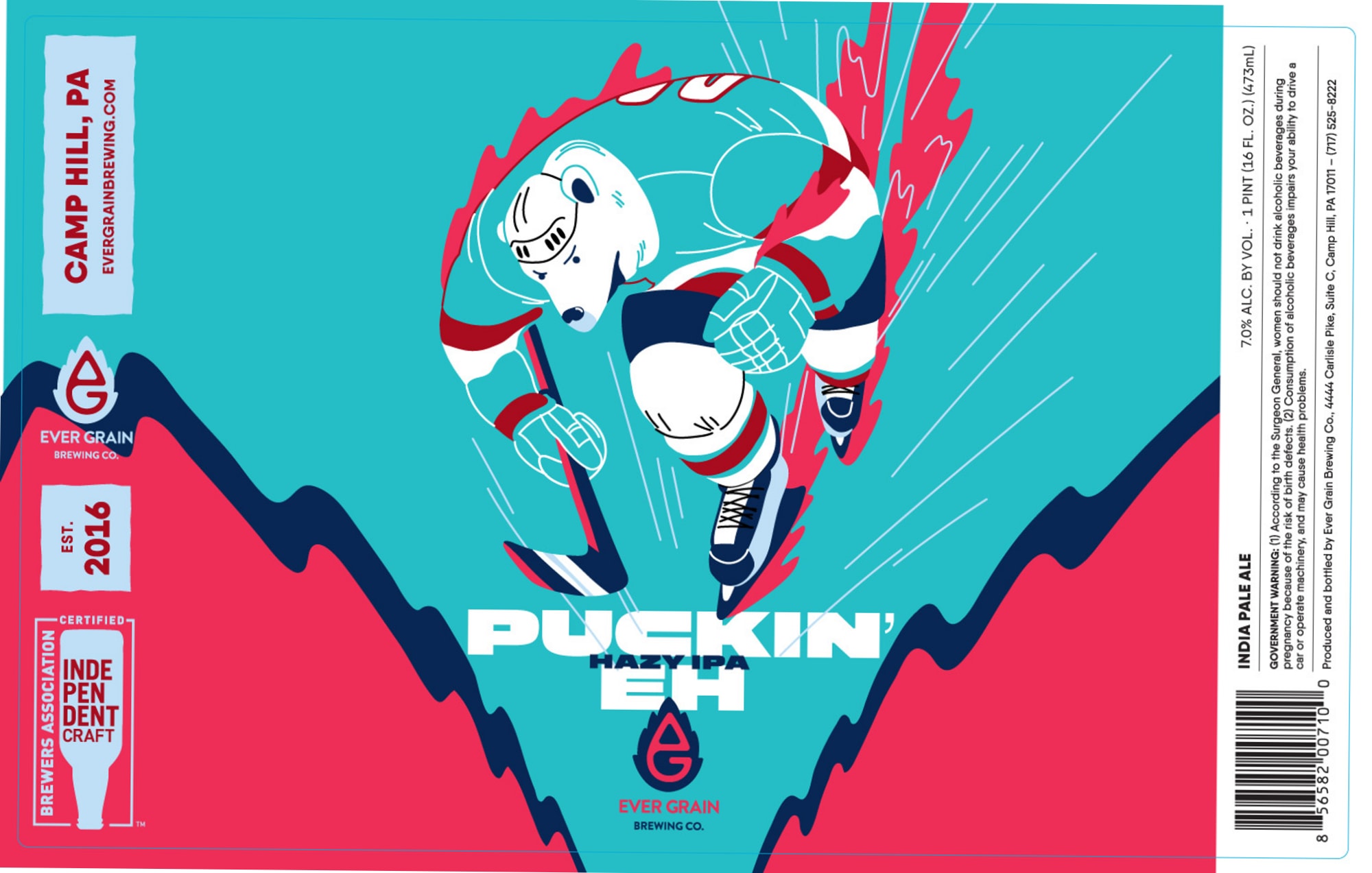 Puckin’ Eh by Ever Grain Brewing Co. - beer label