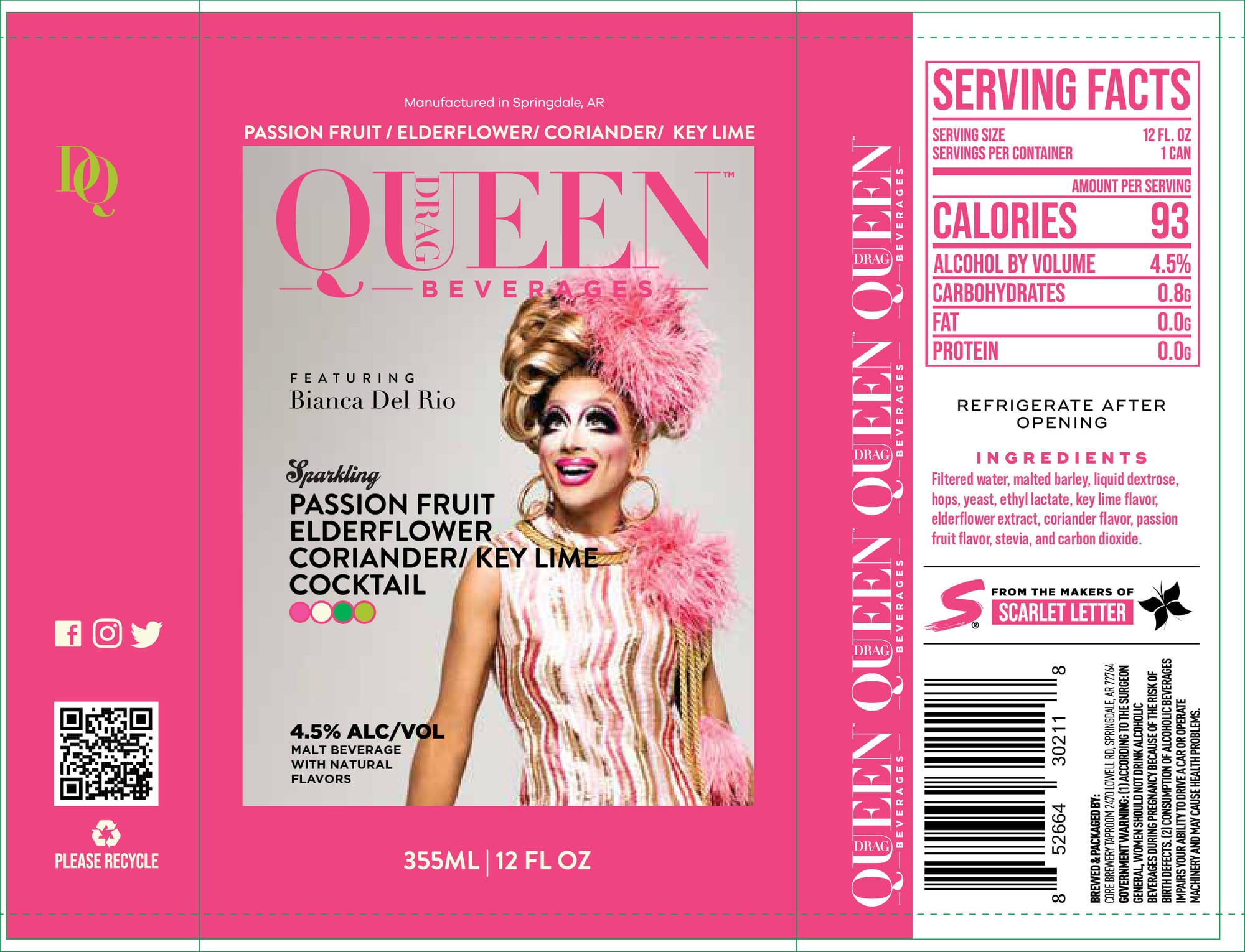 Queen by DRQ Beverages - beer label