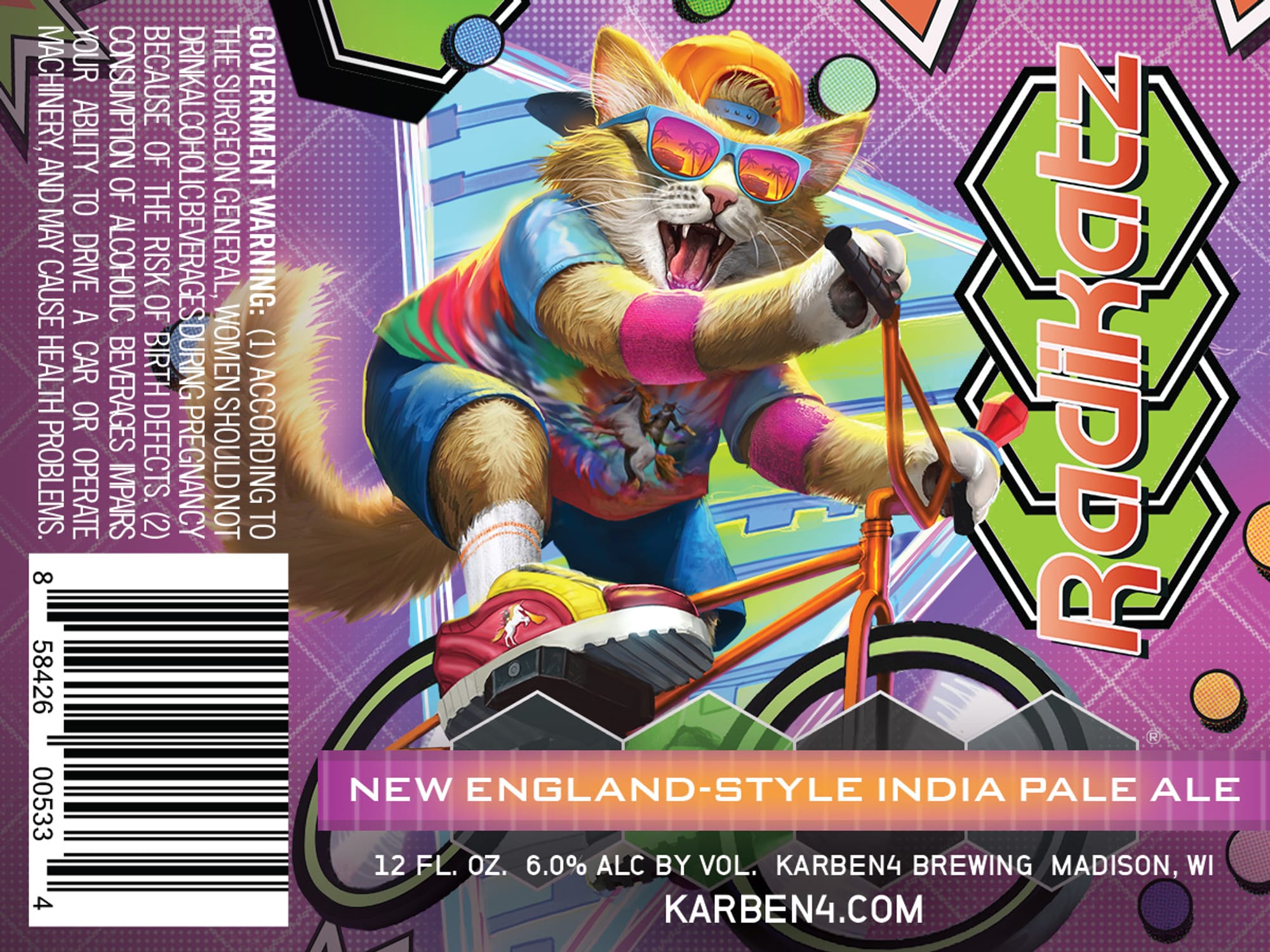 Radikat by Karben4 Brewing - beer label
