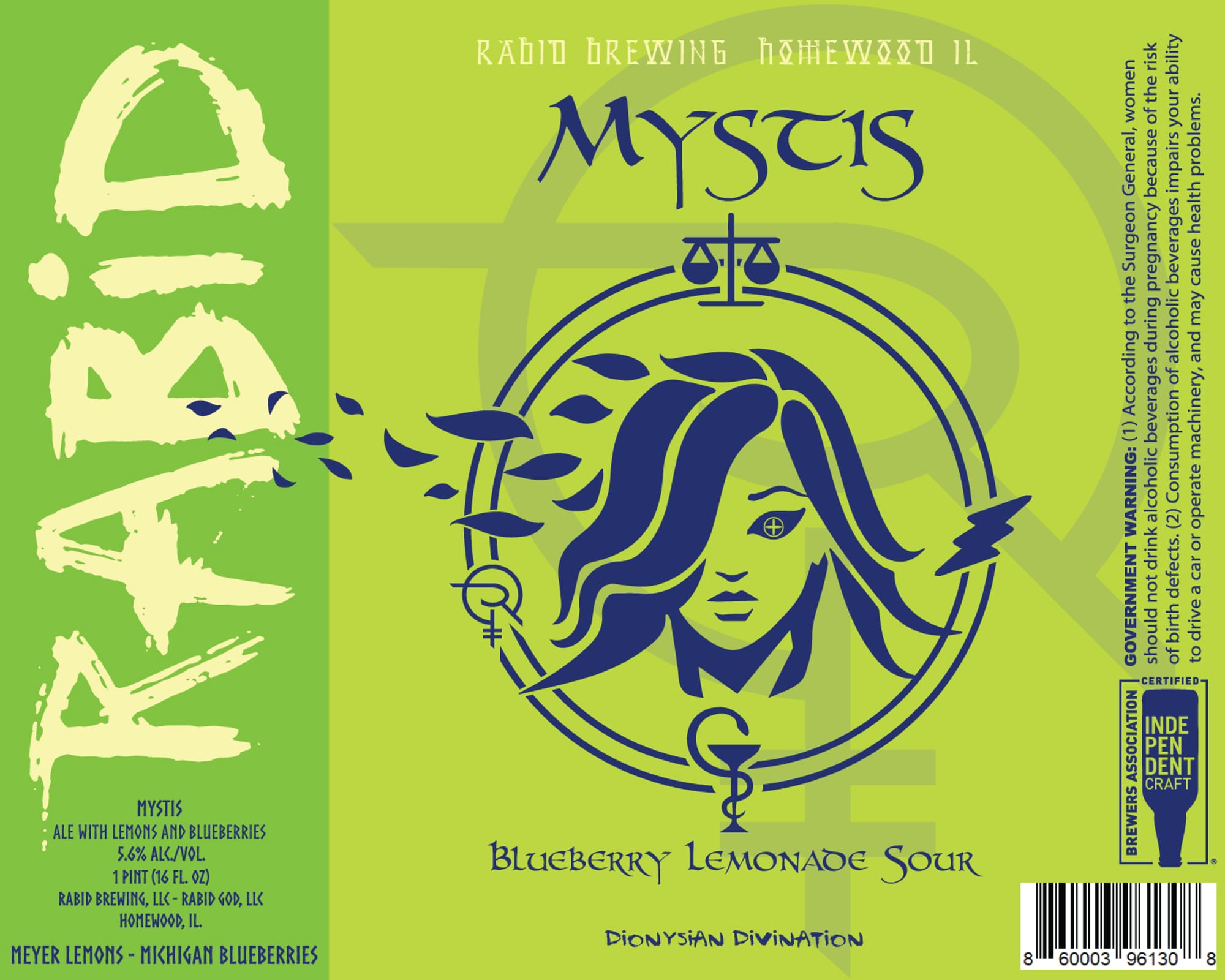 Mystis by Radio Brewing - beer label