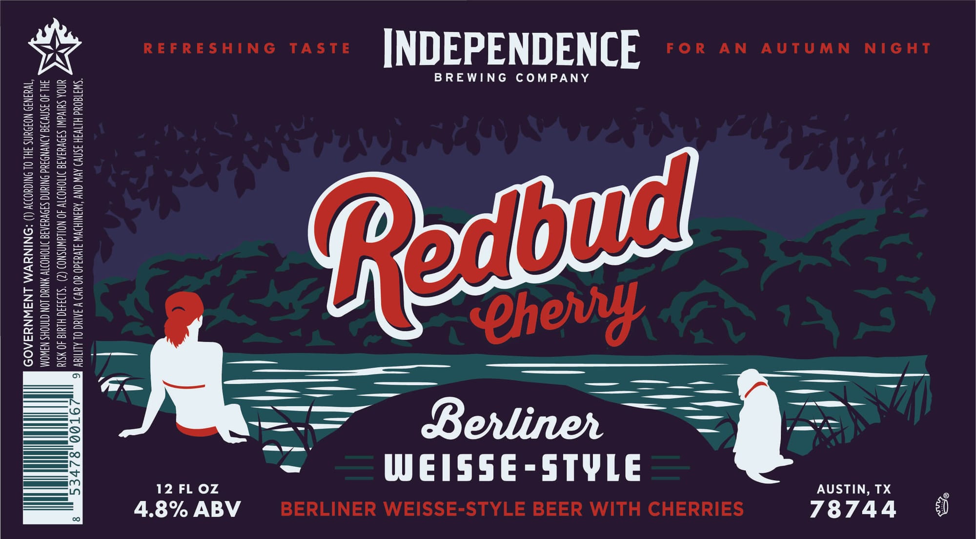 Redbud Cherry by Independence Brewing Company - beer label