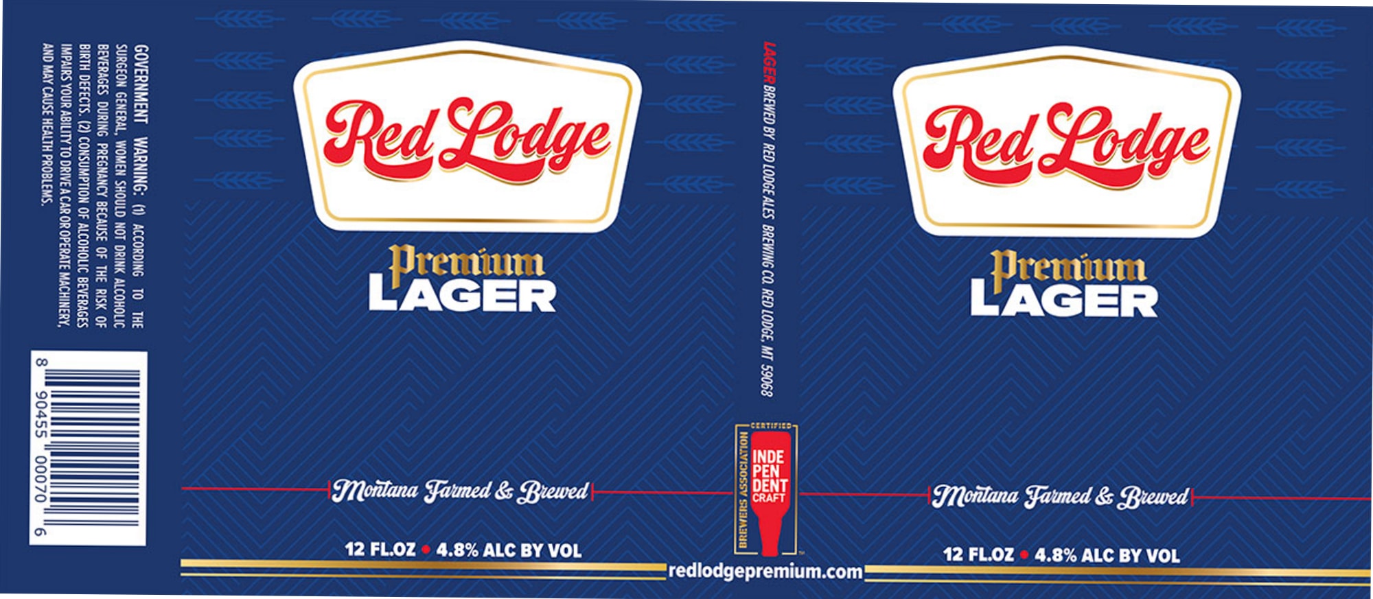 Red Lodge Premium Lager by Red Lodge Ales - beer label