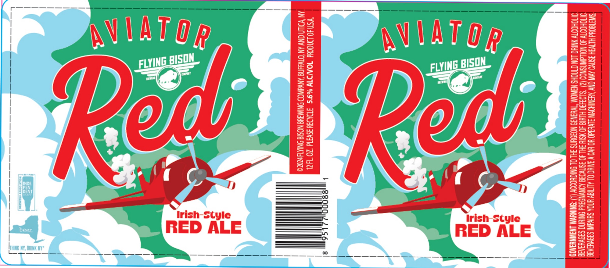 Redi Redi by Flying Bison Brewing - beer label